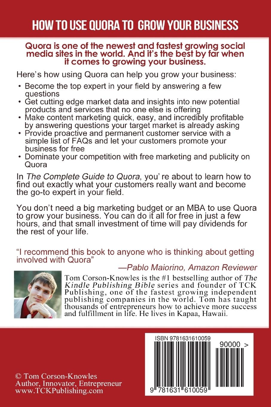 Rückseitencover The Complete Guide to Quora