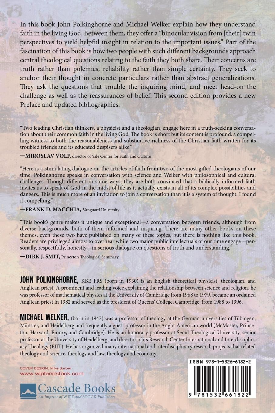 Rückseitencover Faith in the Living God, 2nd Edition