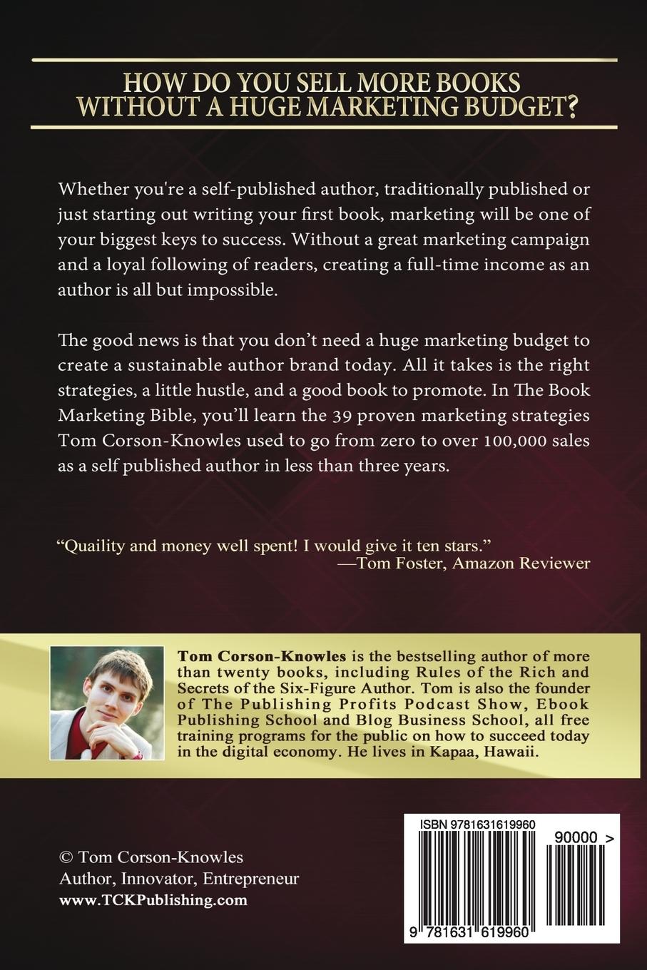 Rückseitencover The Book Marketing Bible