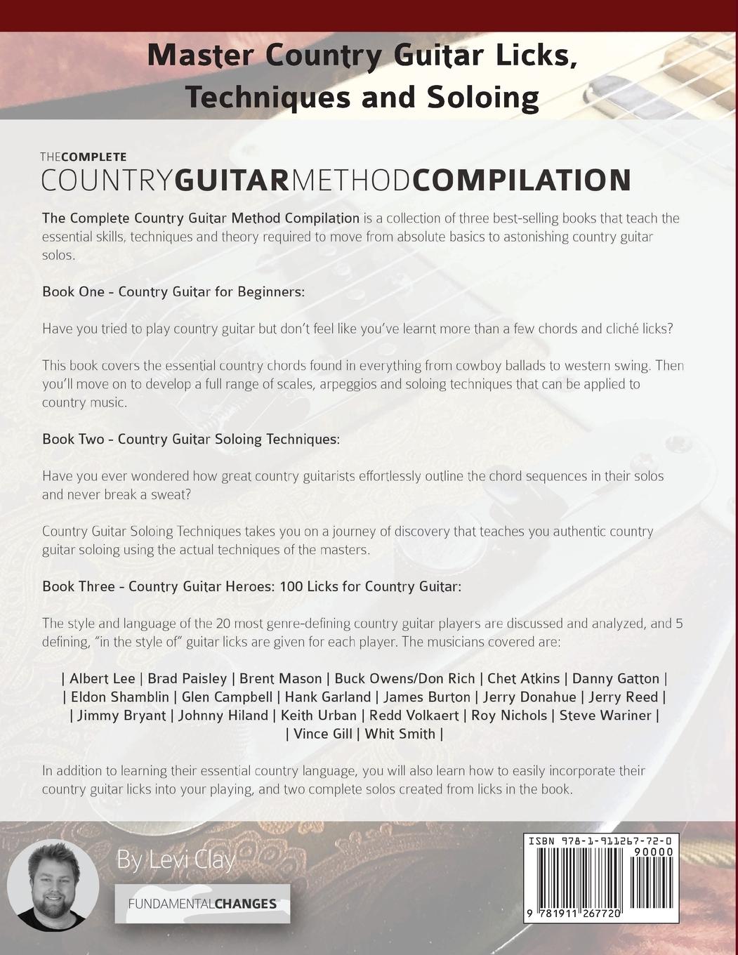Rückseitencover The Country Guitar Method Compilation