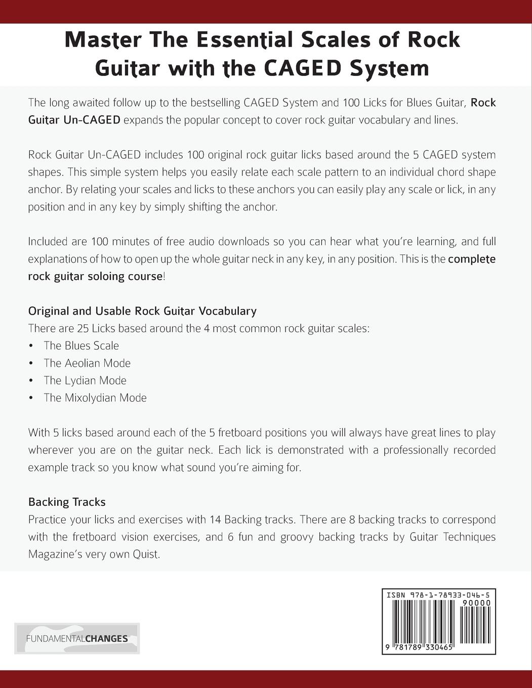 Rückseitencover Rock Guitar UnCAGED