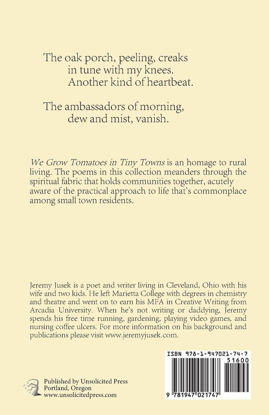 Rückseitencover We Grow Tomatoes in Tiny Towns