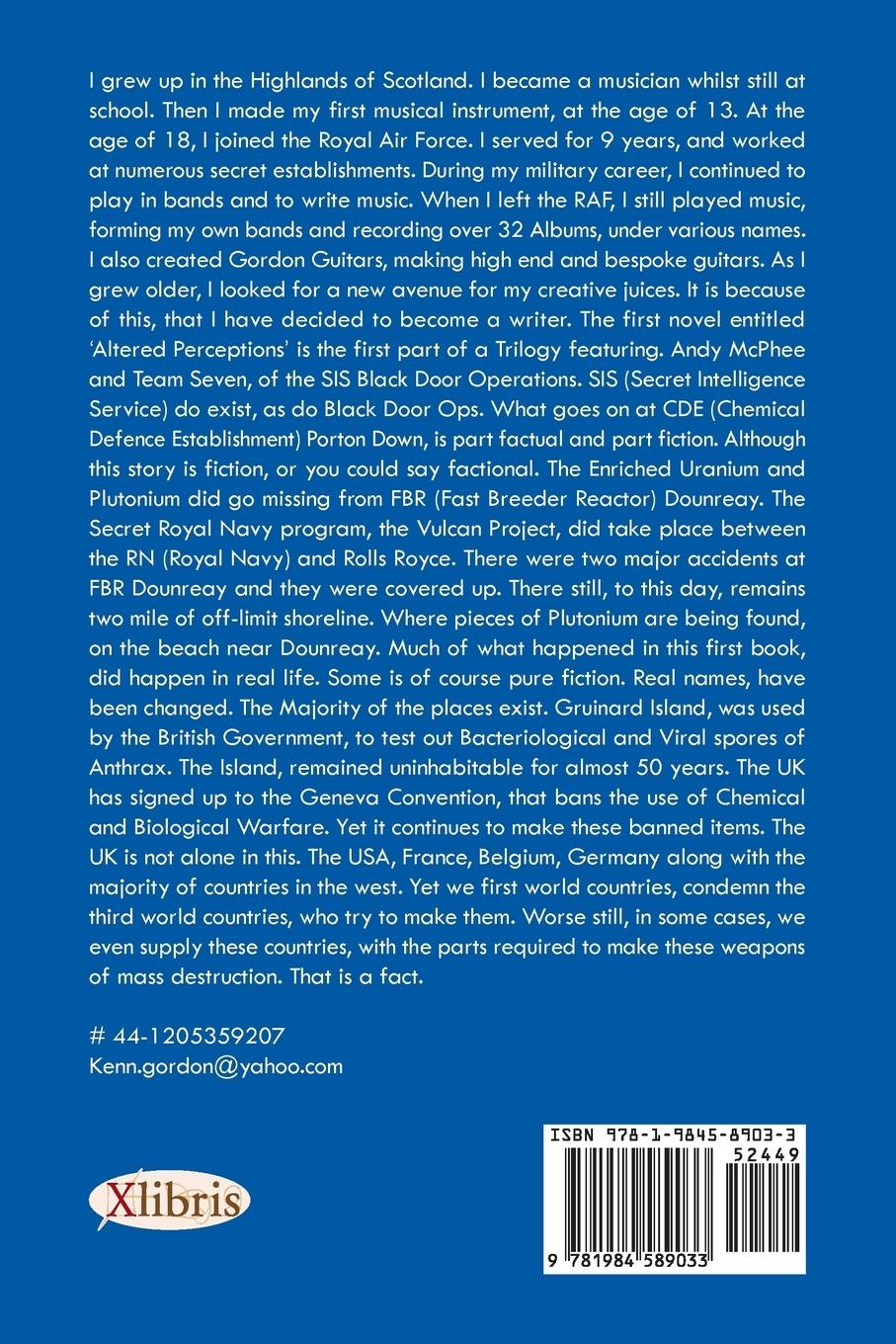 Rückseitencover Altered Perceptions