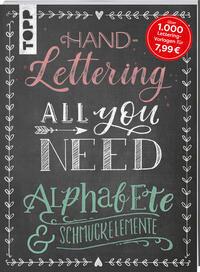 Vorderes Coverbild Handlettering All you need. Die schönsten Alphabete und Schmuckelemente