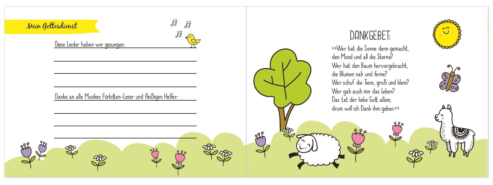 Beispielinhalt (Bild) Meine Taufe