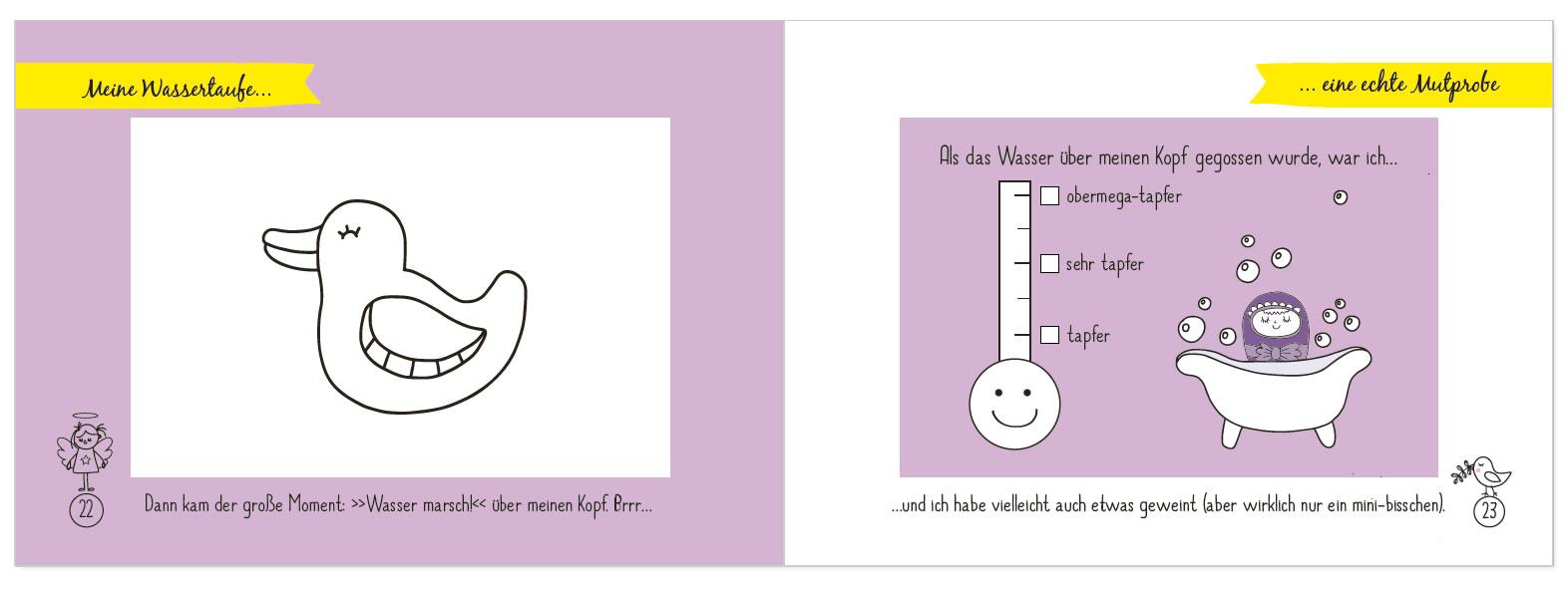 Beispielinhalt (Bild) Meine Taufe