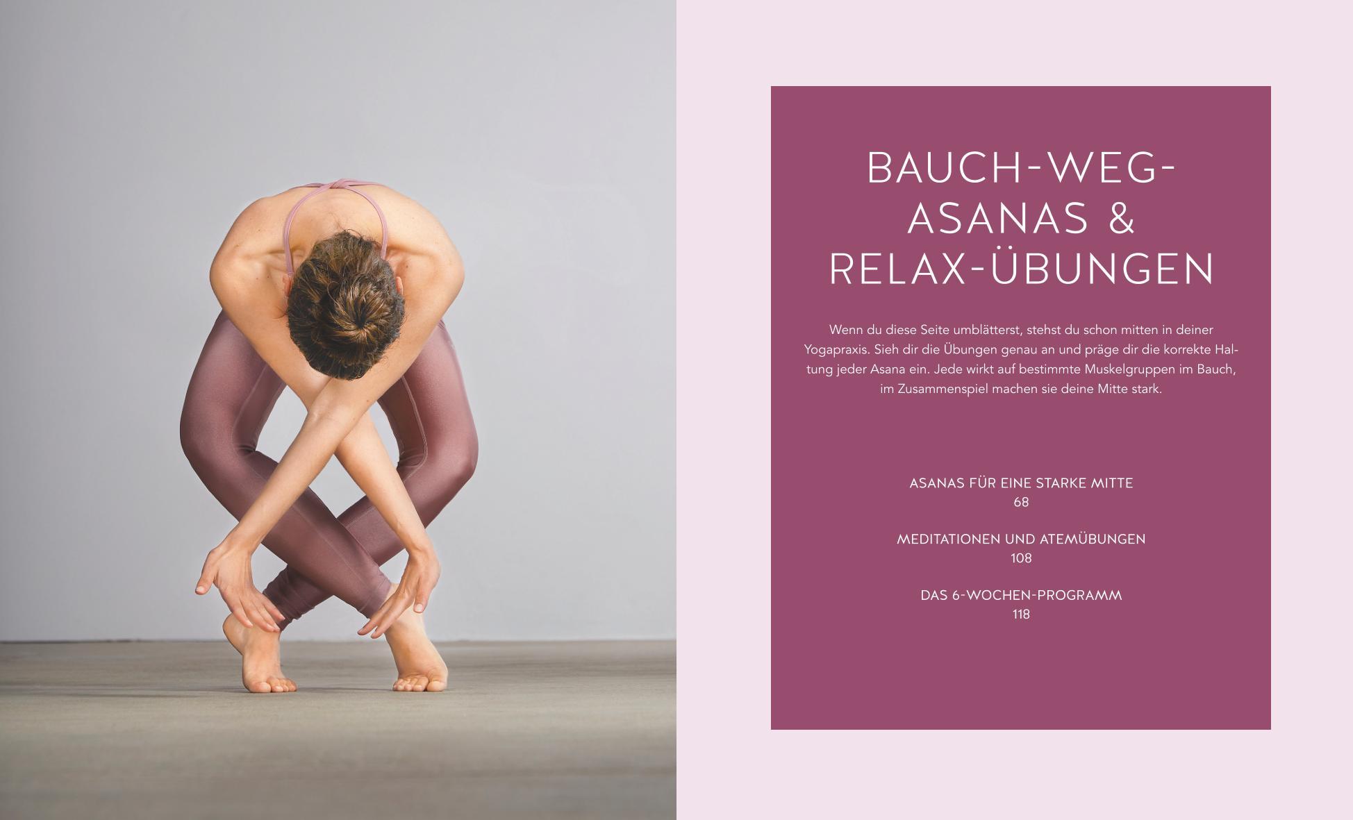 Beispielinhalt (Bild) Yoga für einen flachen Bauch
