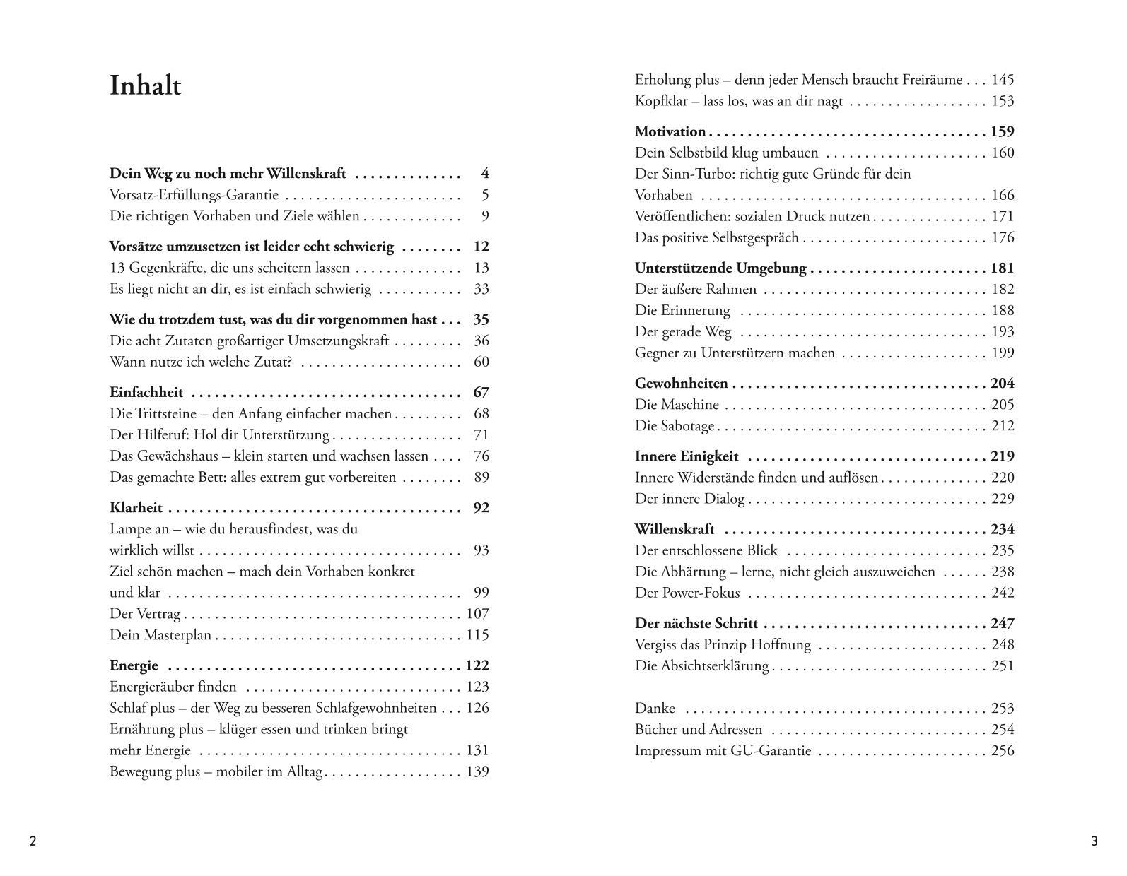 Beispielinhalt (Bild) Entdecke deine Willenskraft