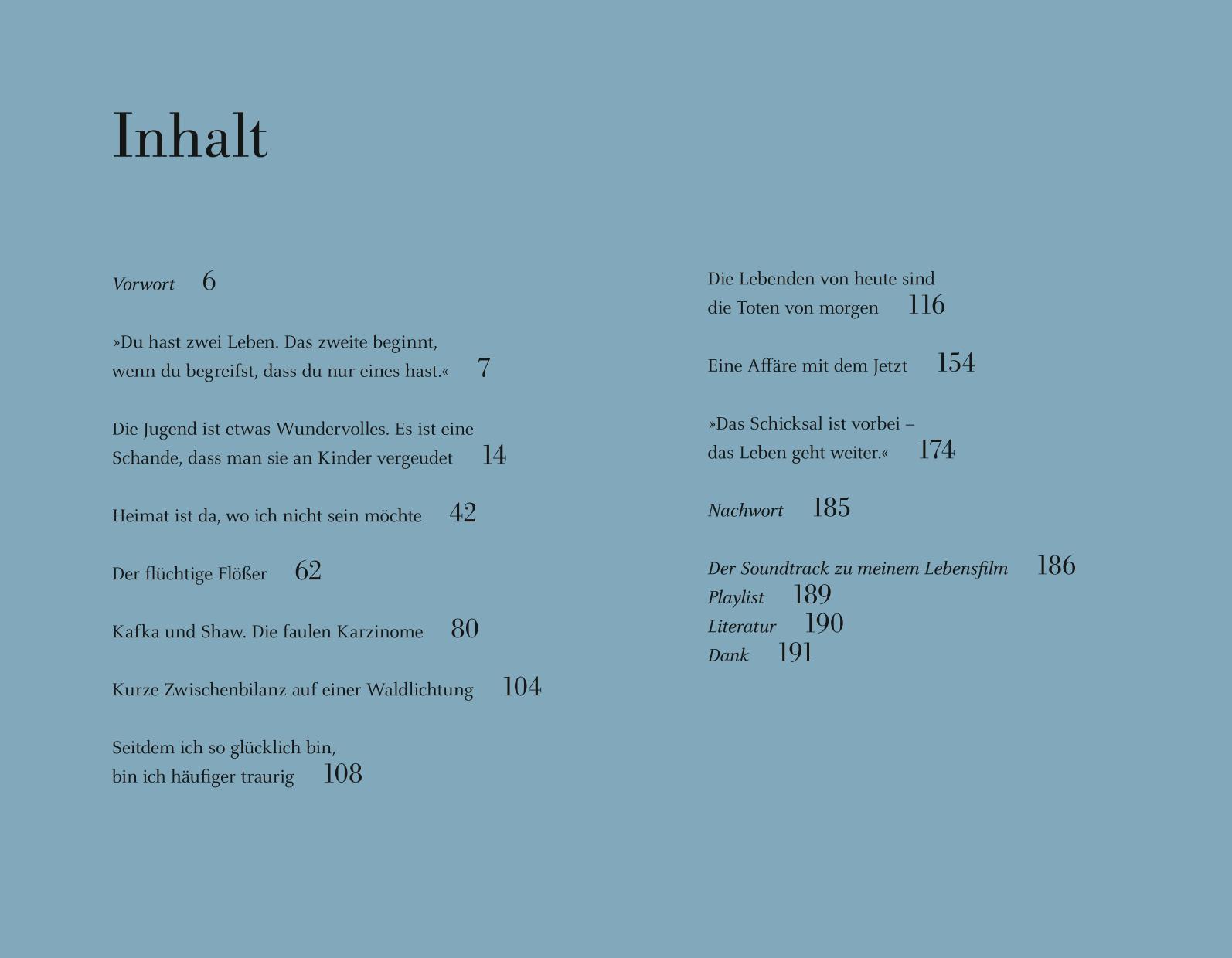 Beispielinhalt (Bild) Diese ganze Scheiße mit der Zeit