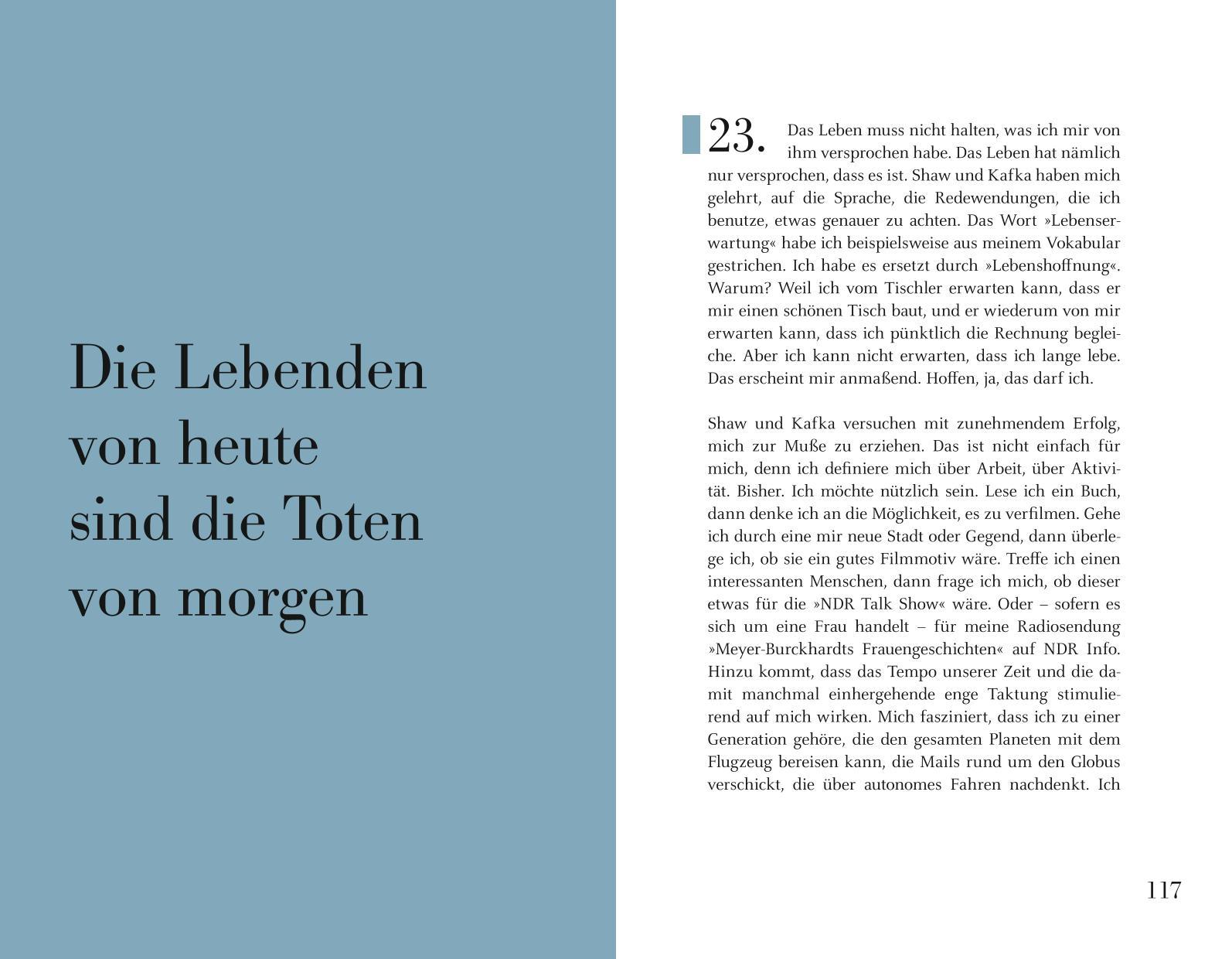 Beispielinhalt (Bild) Diese ganze Scheiße mit der Zeit