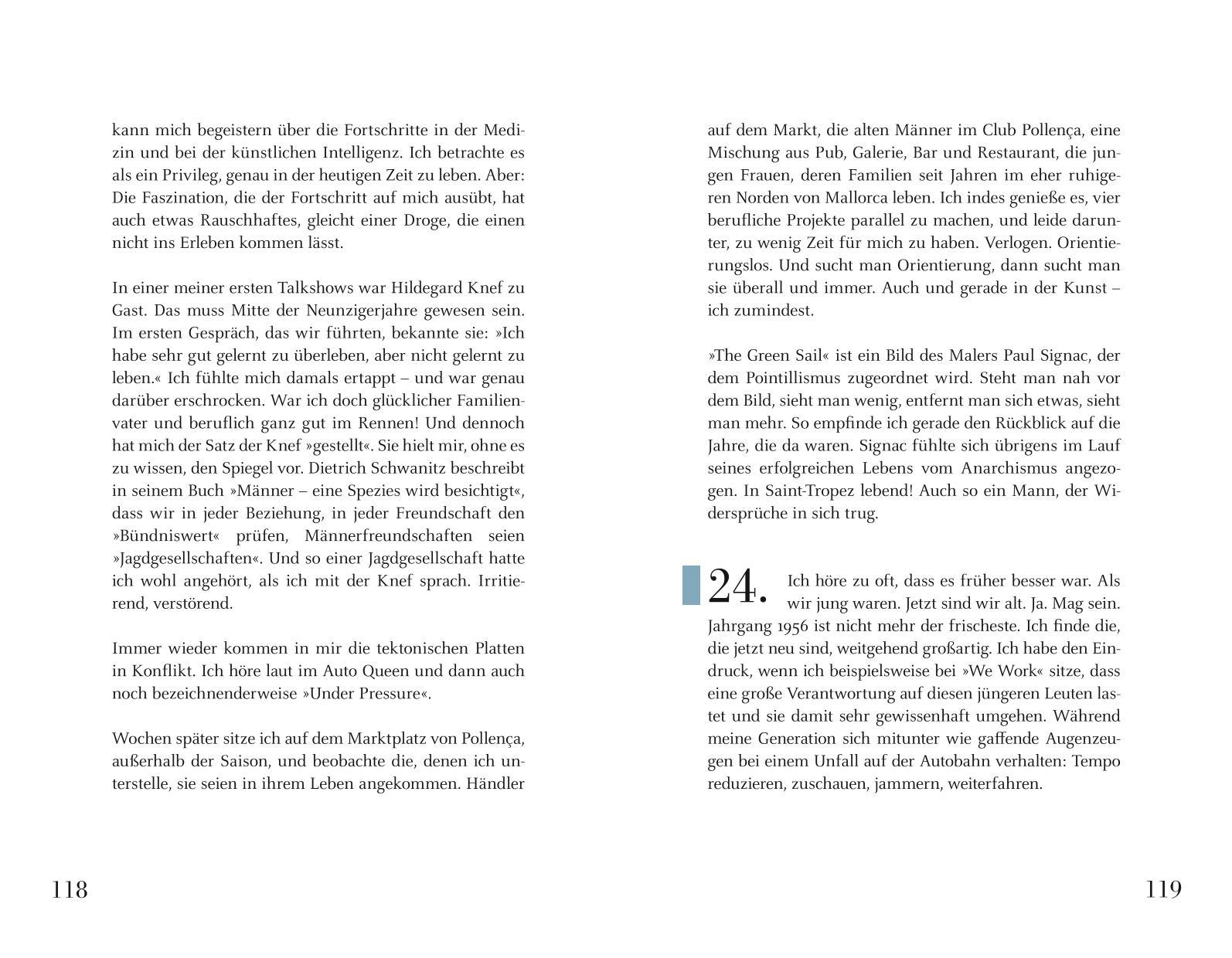 Beispielinhalt (Bild) Diese ganze Scheiße mit der Zeit