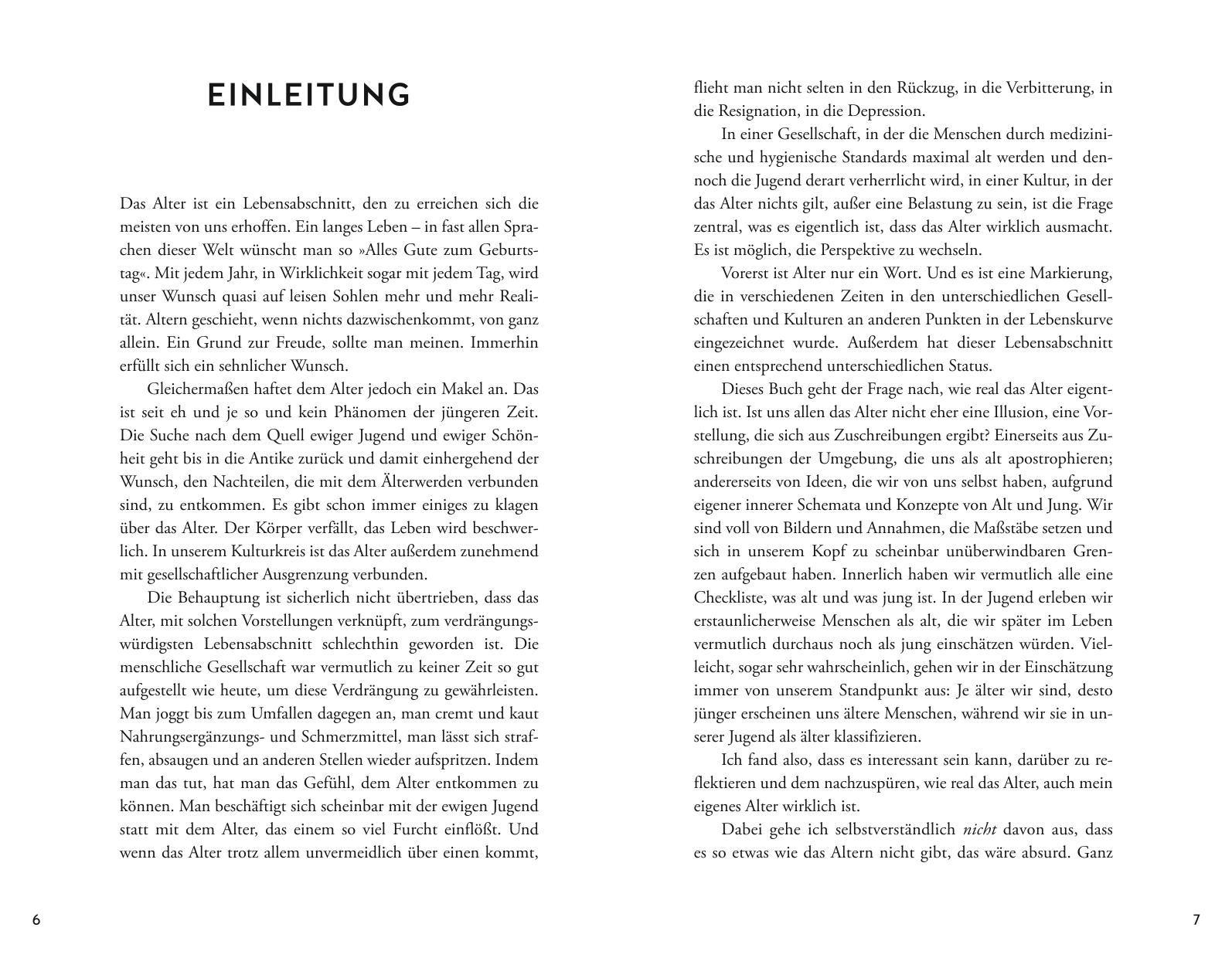 Beispielinhalt (Bild) Alter ist eine Illusion