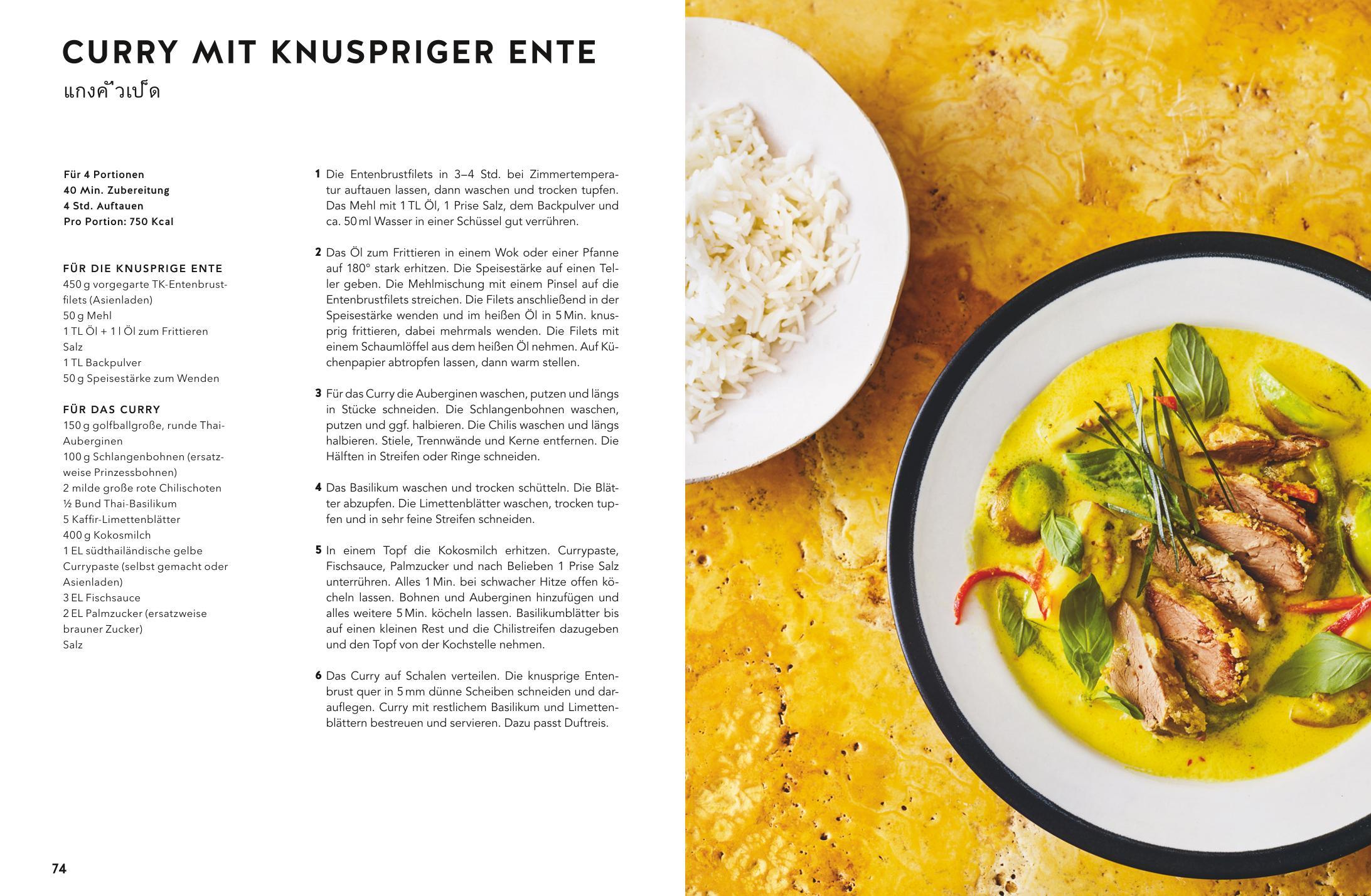 Beispielinhalt (Bild) Kochen wie in Thailand