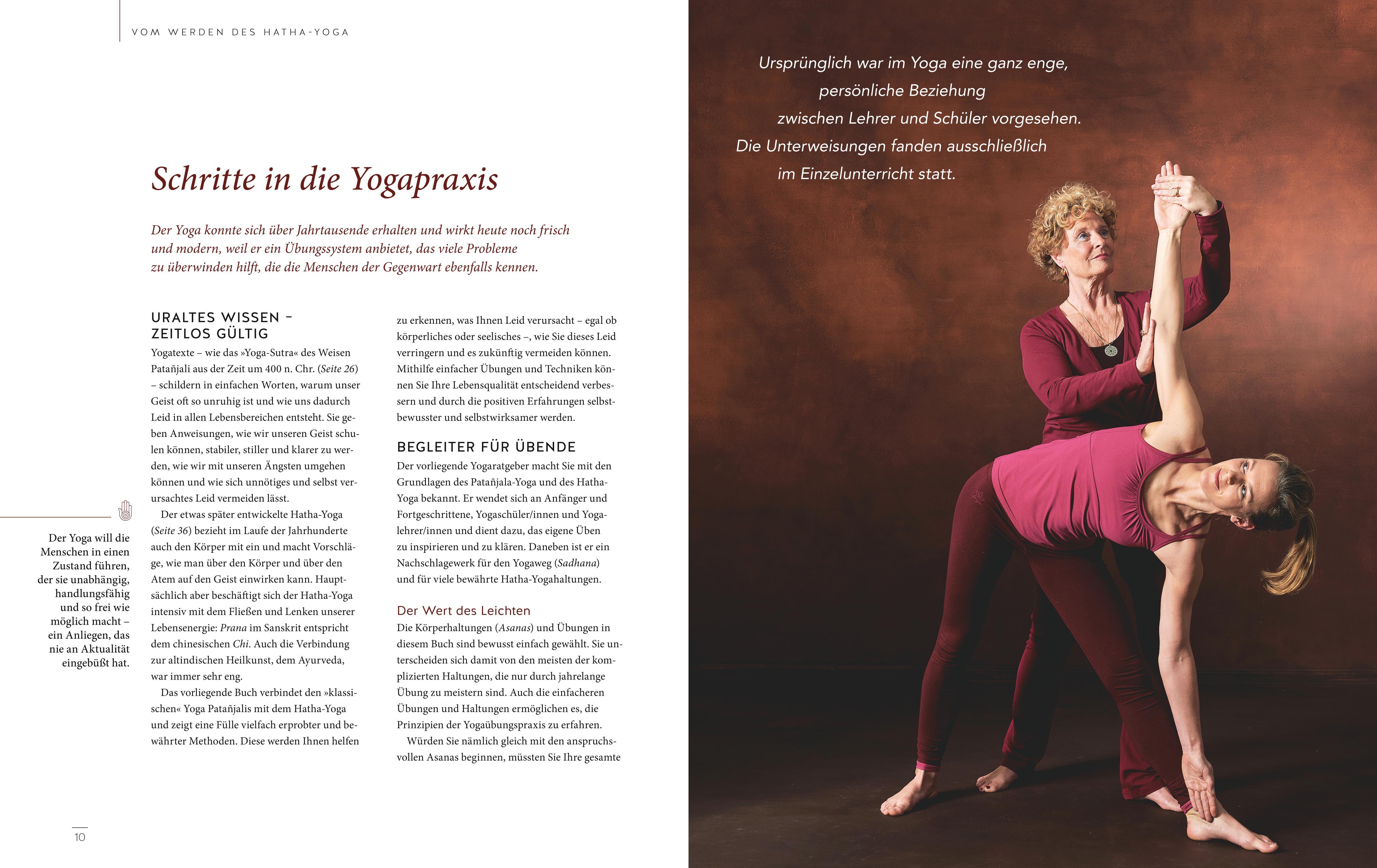 Beispielinhalt (Bild) Das große Buch vom Yoga
