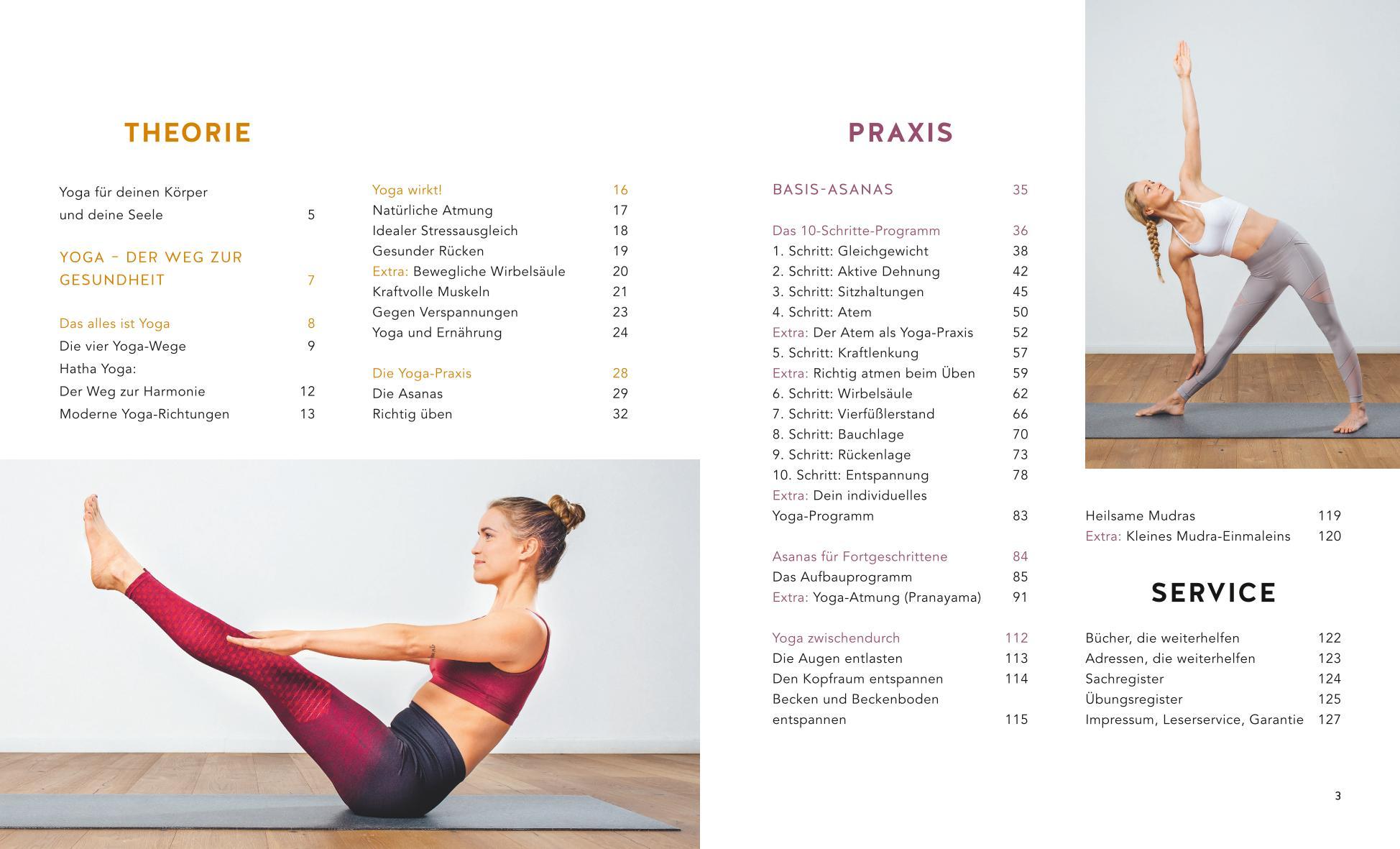 Beispielinhalt (Bild) Yoga für Einsteiger