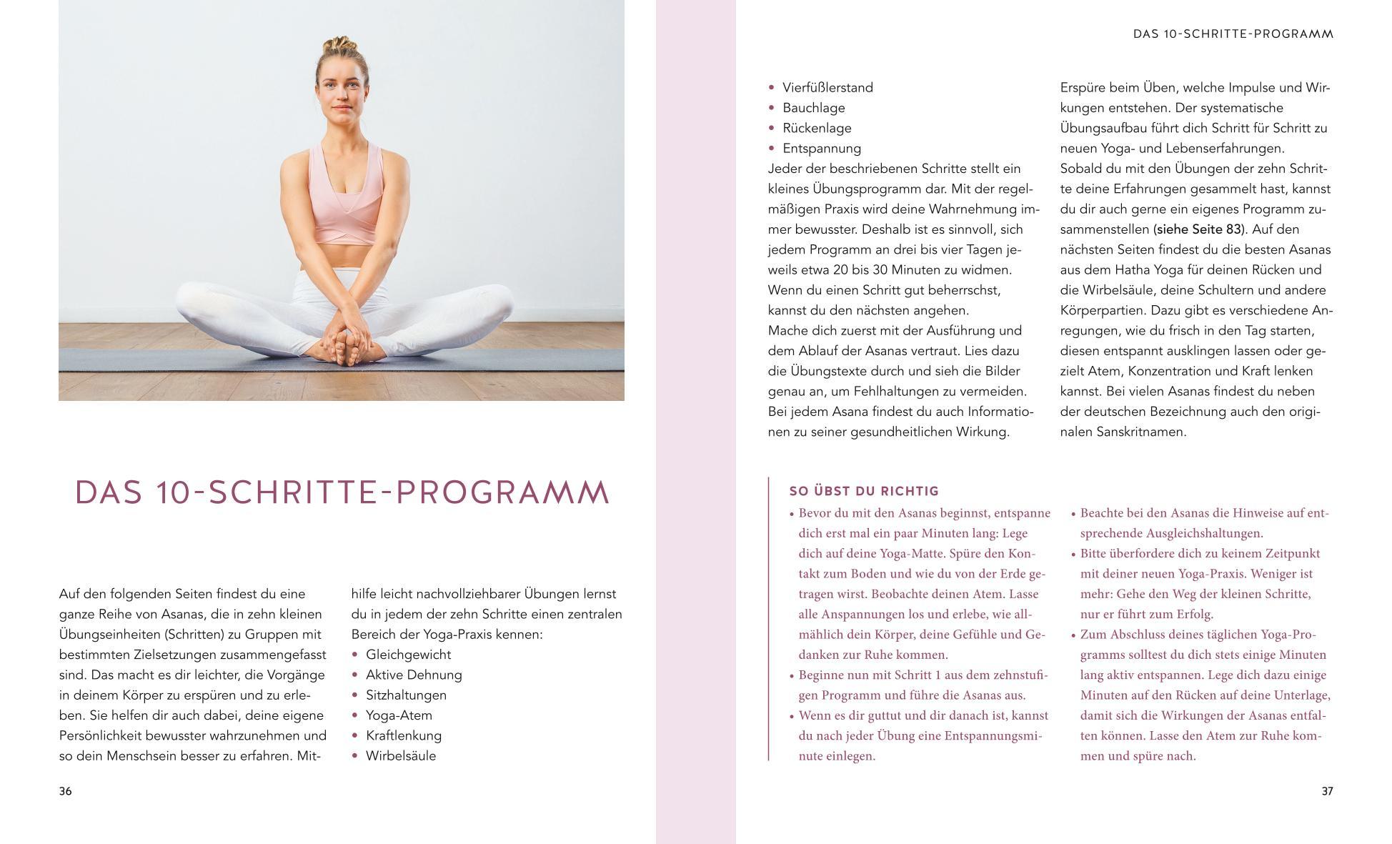 Beispielinhalt (Bild) Yoga für Einsteiger