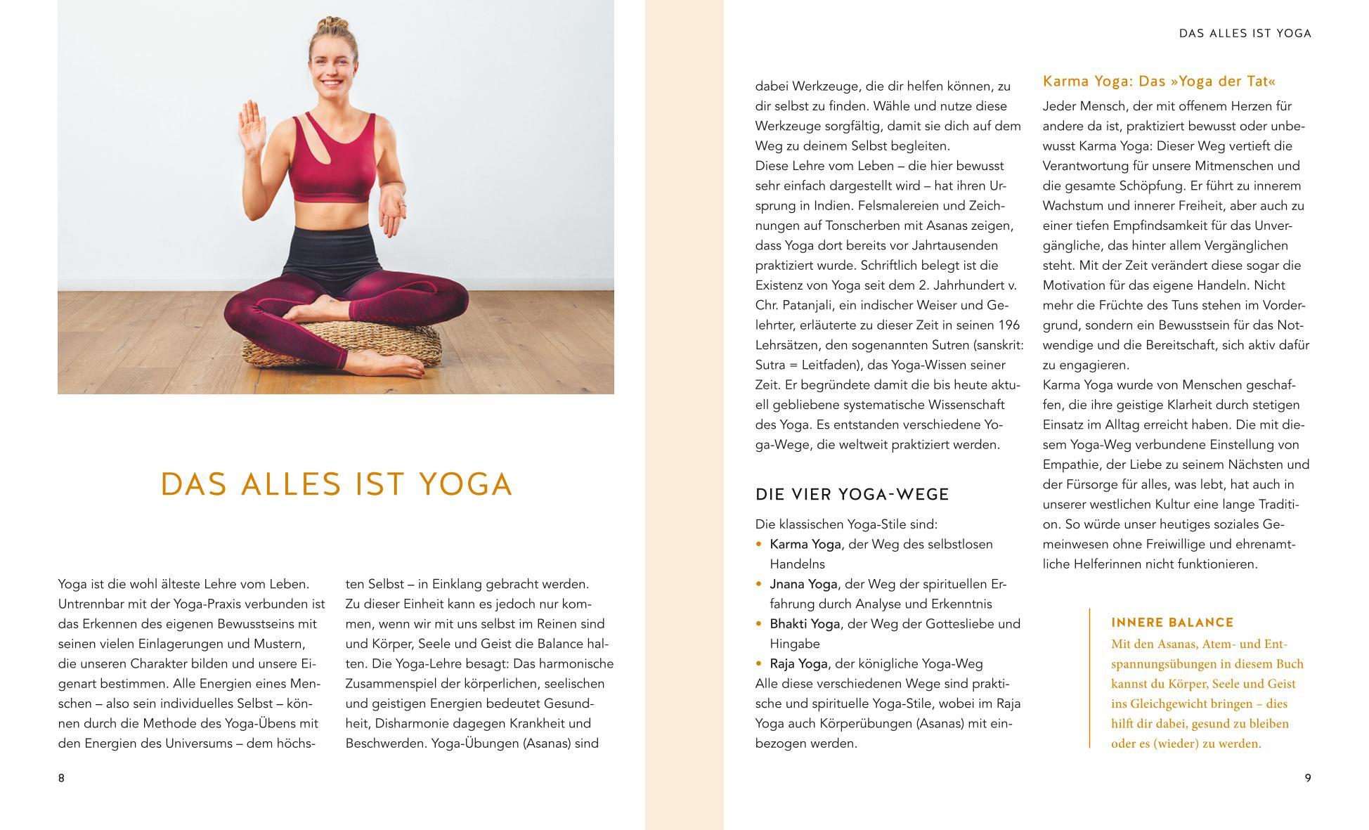 Beispielinhalt (Bild) Yoga für Einsteiger