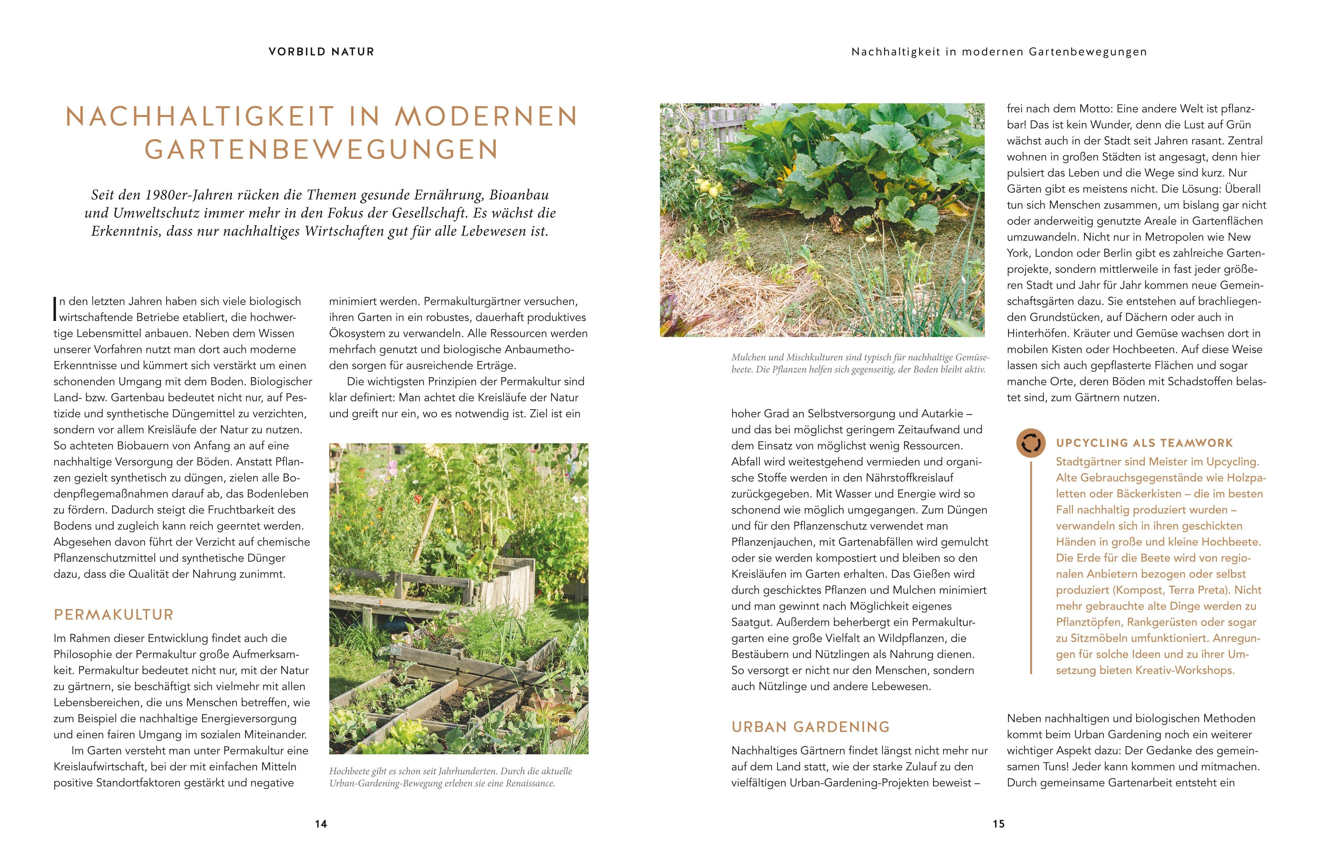 Beispielinhalt (Bild) Nachhaltig gärtnern