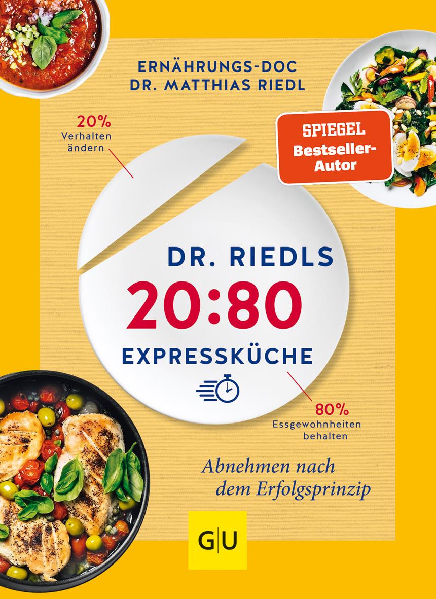 Vorderes Coverbild Dr. Riedls 20:80 Expressküche