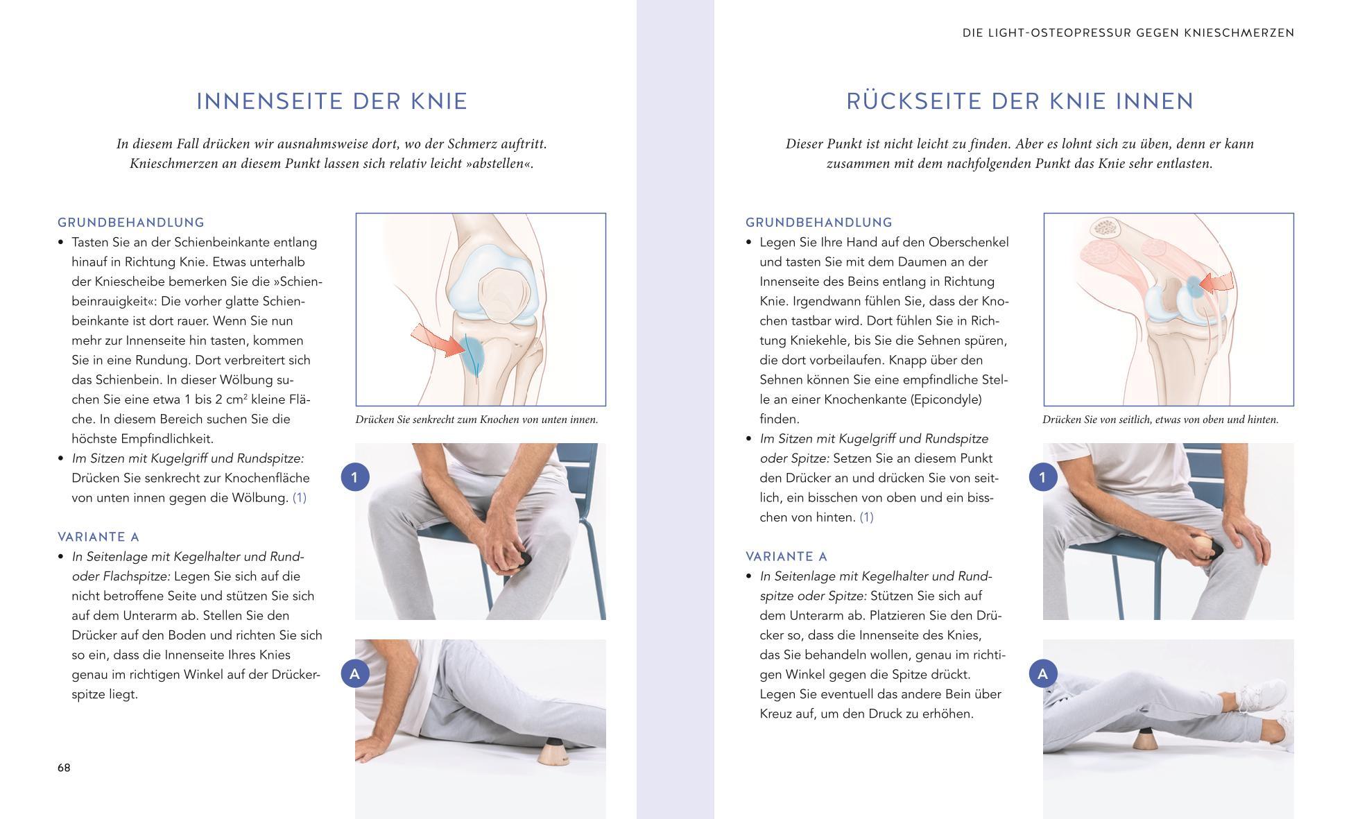 Beispielinhalt (Bild) Knie - Meniskusschmerzen selbst behandeln