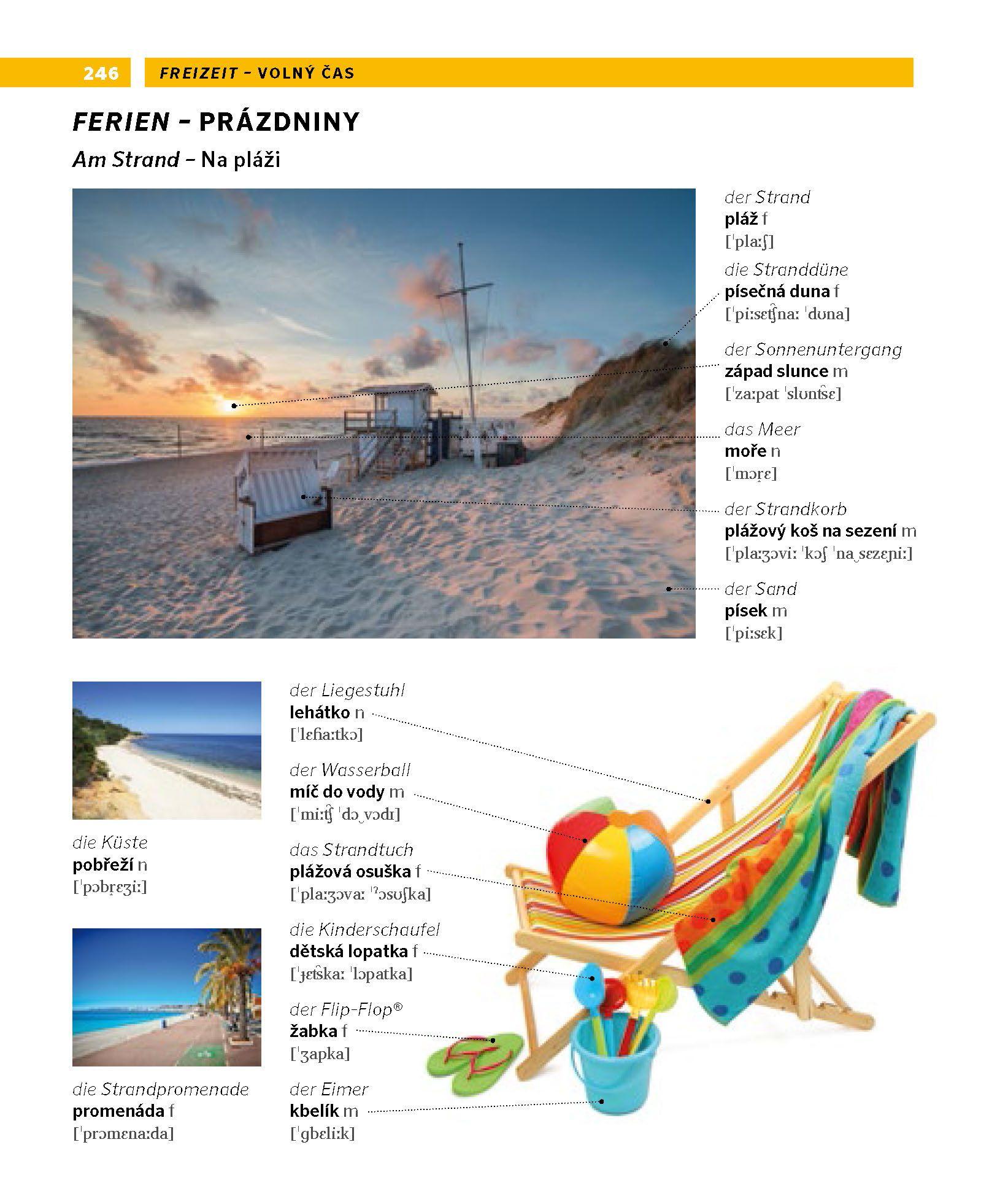 Beispielinhalt (Bild) PONS Bildwörterbuch Tschechisch