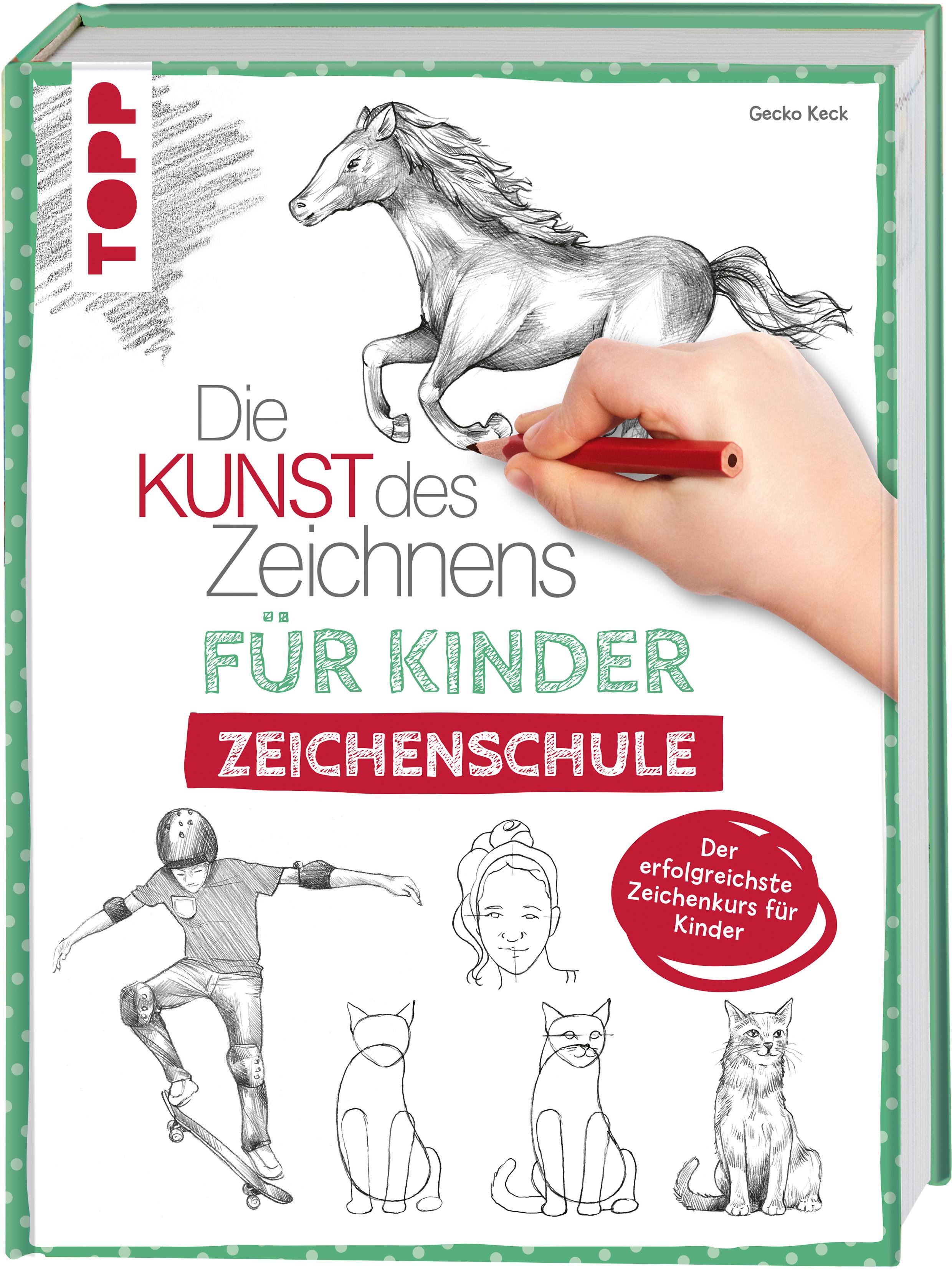 Vorderes Coverbild Die Kunst des Zeichnens für Kinder Zeichenschule