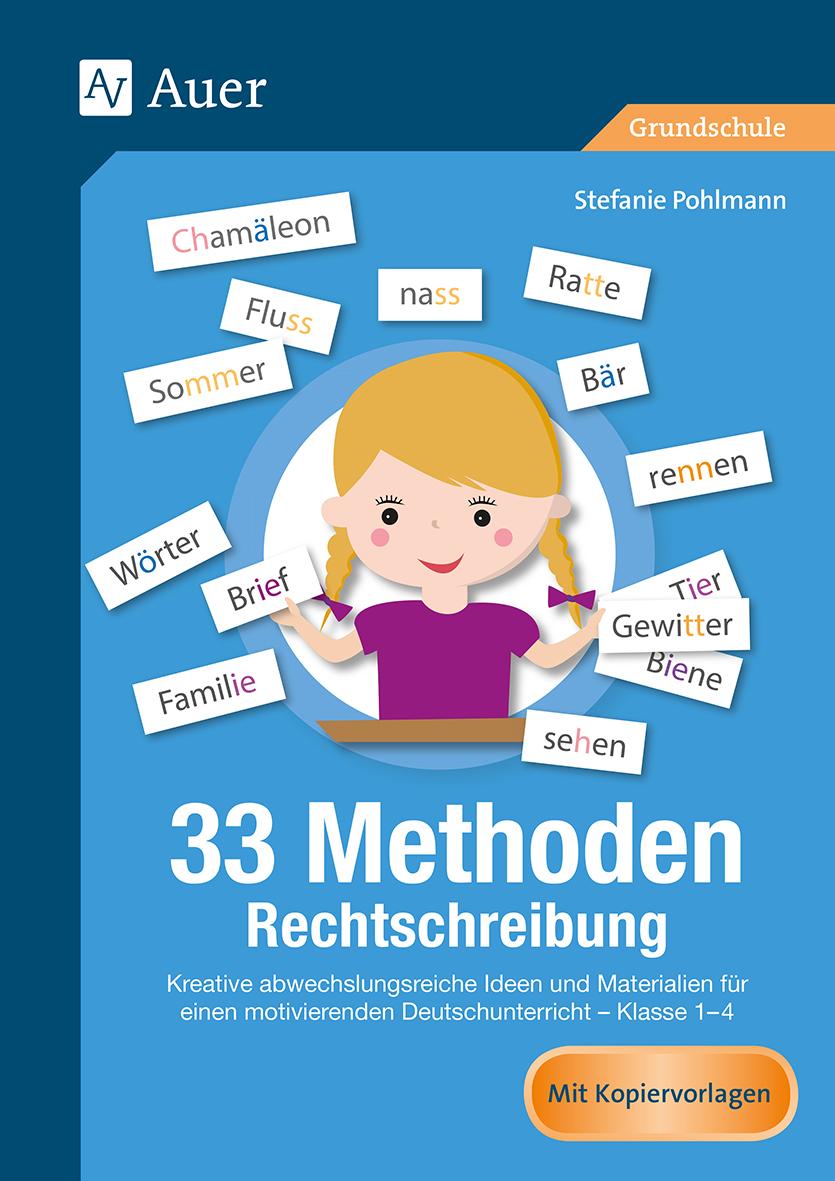 Vorderes Coverbild 33 Methoden Rechtschreibung