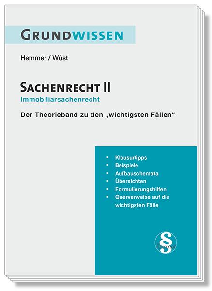 Vorderes Coverbild Grundwissen - Sachenrecht II