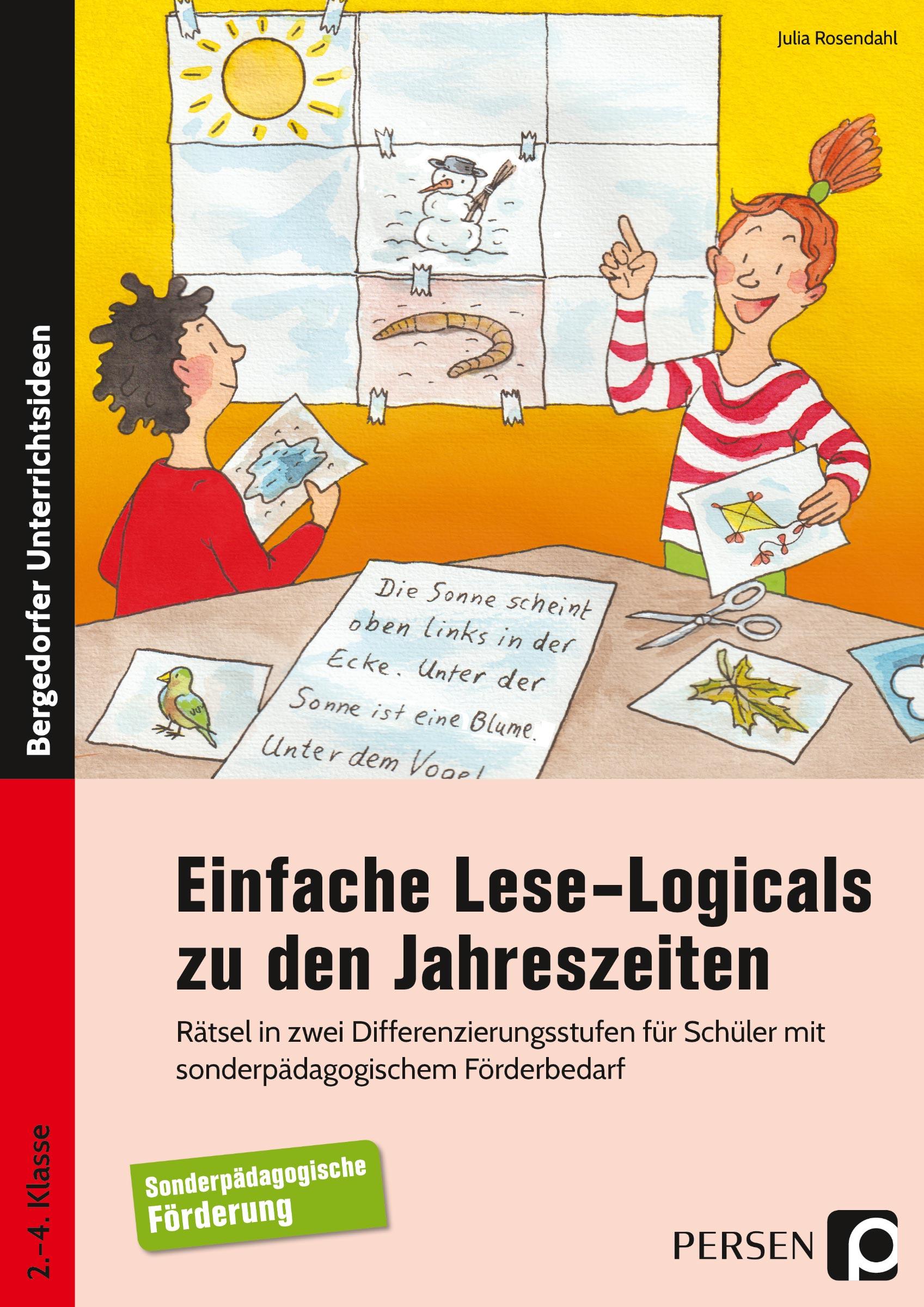 Vorderes Coverbild Einfache Lese-Logicals zu den Jahreszeiten