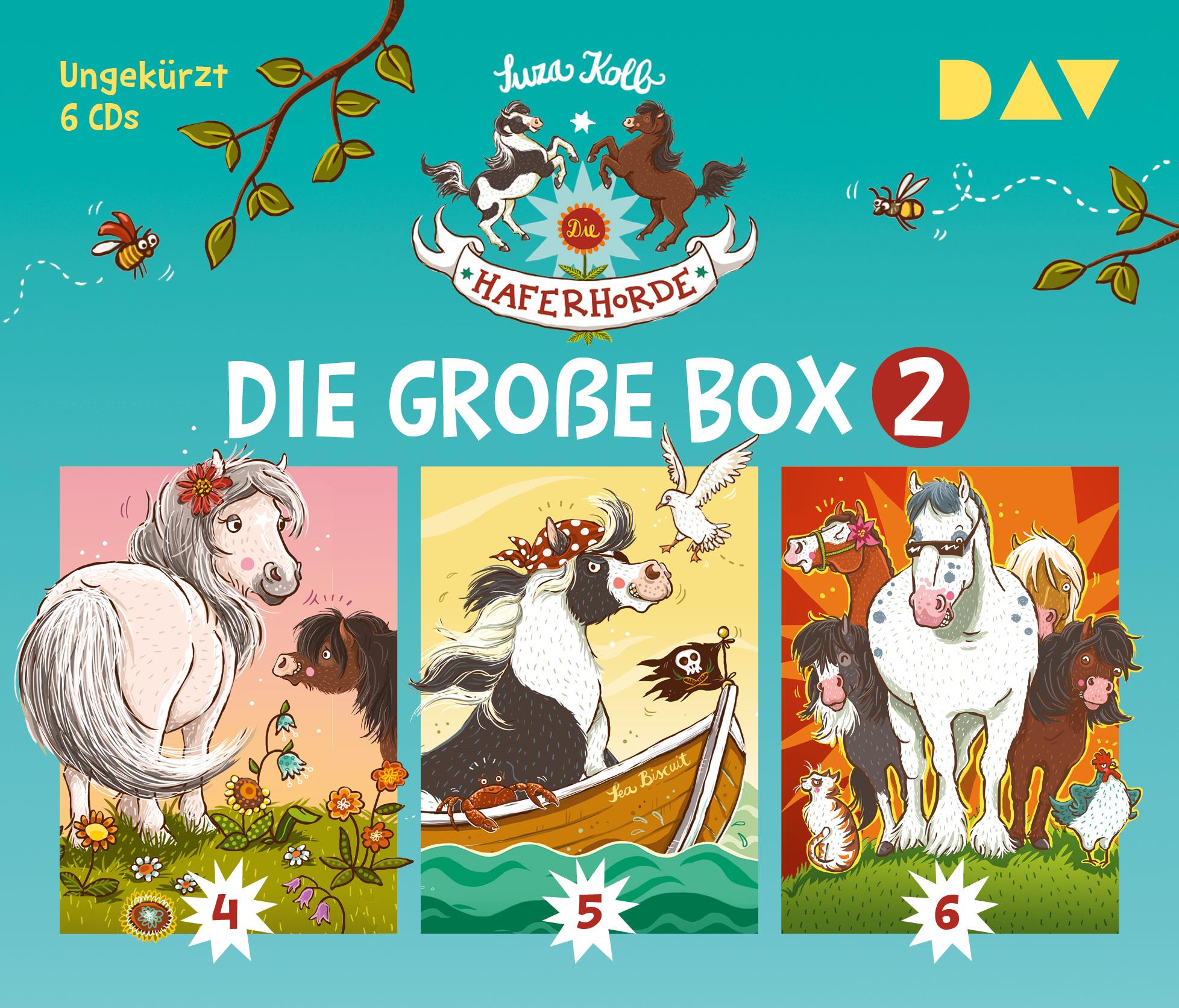 Vorderes Coverbild Die Haferhorde - Die große Box 2 (Teil 4-6)