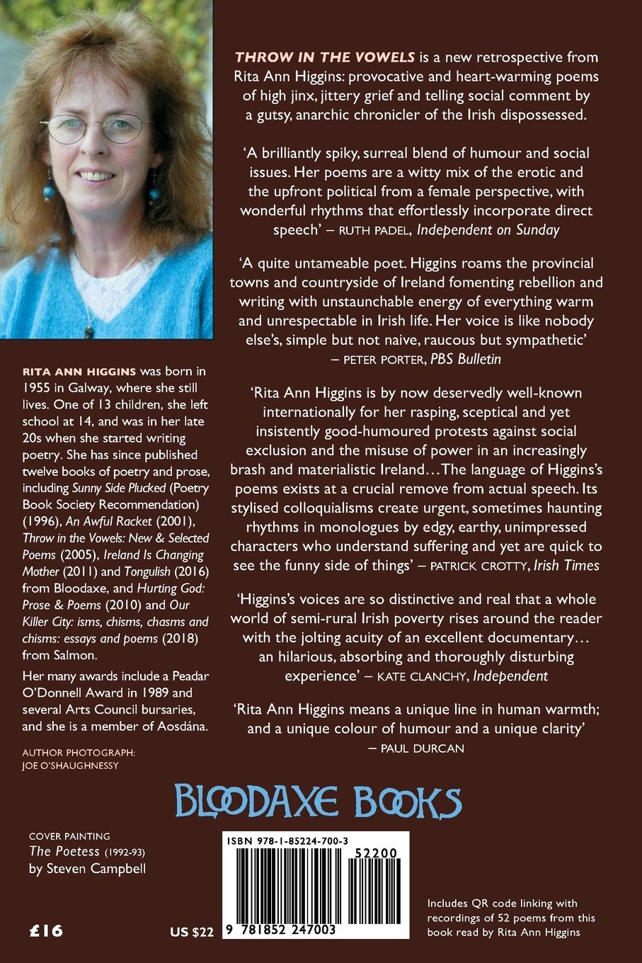 Rückseitencover Throw in the Vowels