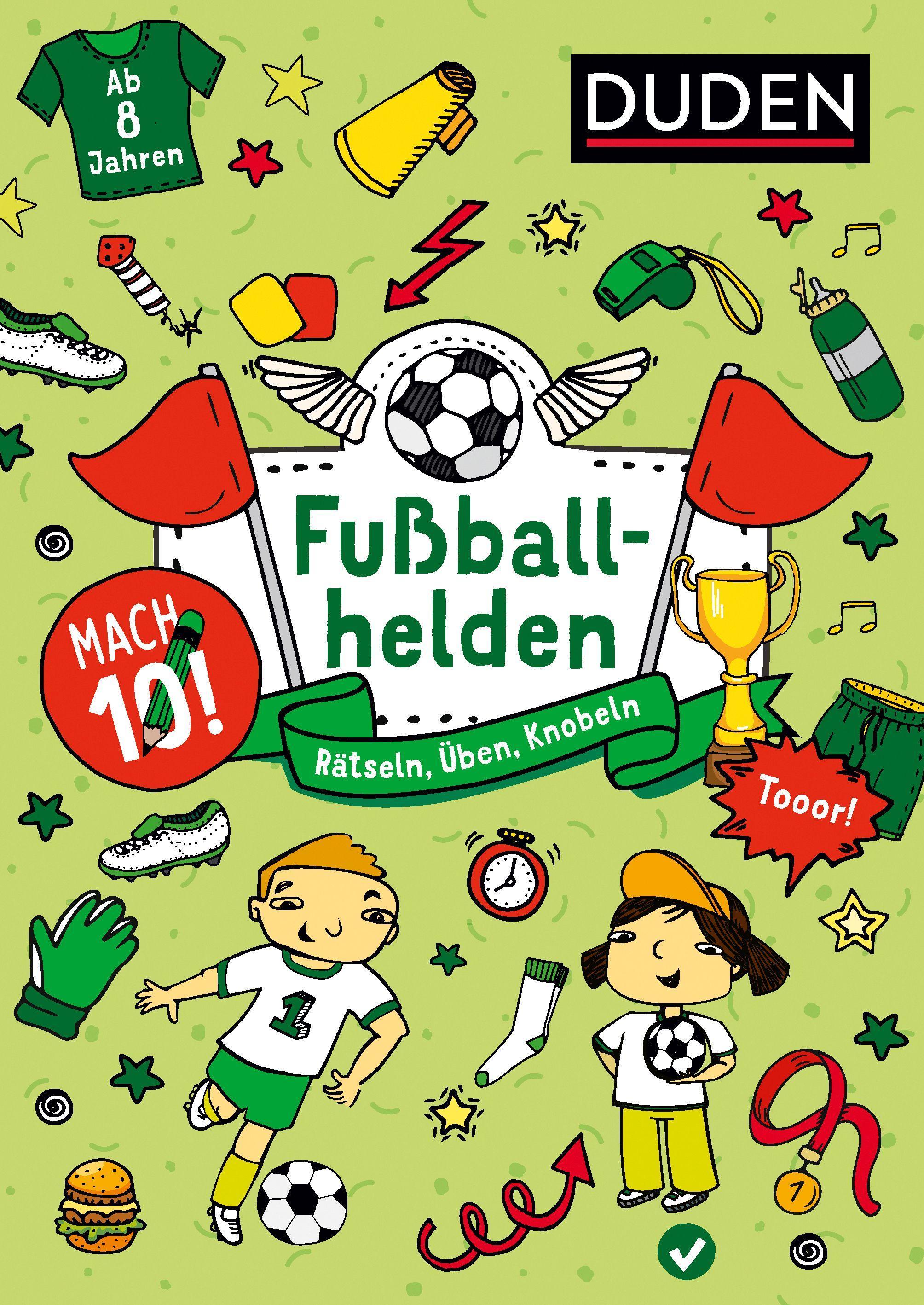 Vorderes Coverbild Mach 10! Fußballhelden -  Ab 8 Jahren