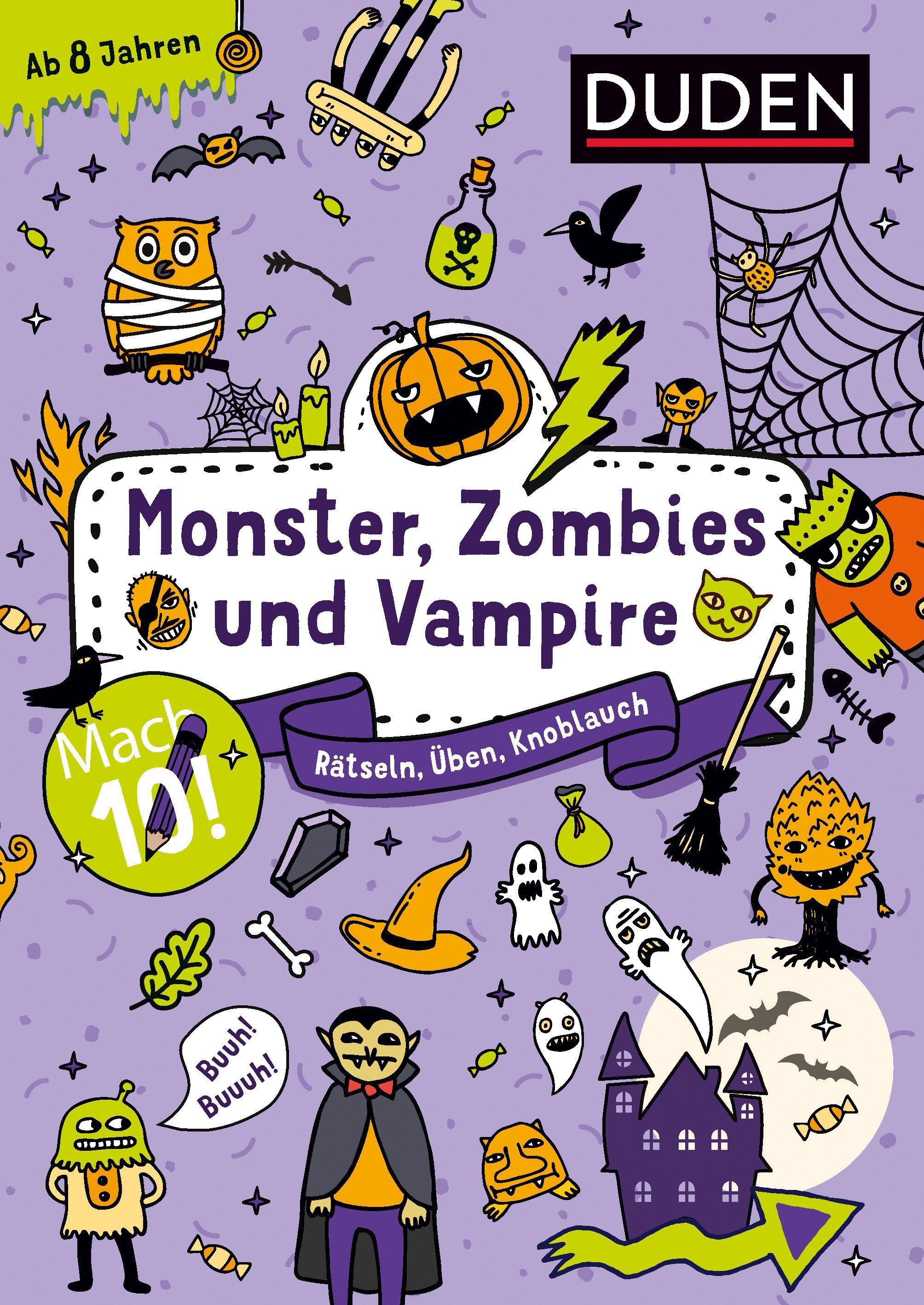 Vorderes Coverbild Mach 10! Monster, Zombies und Vampire - Ab 8 Jahren