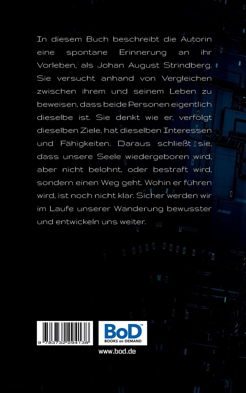 Rückseitencover Als ich Johan August Strindberg war