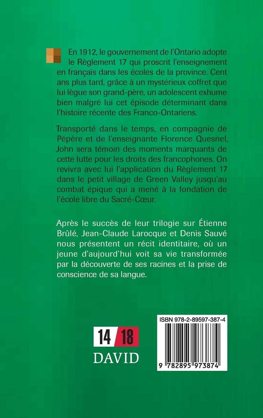 Rückseitencover John et le Règlement 17