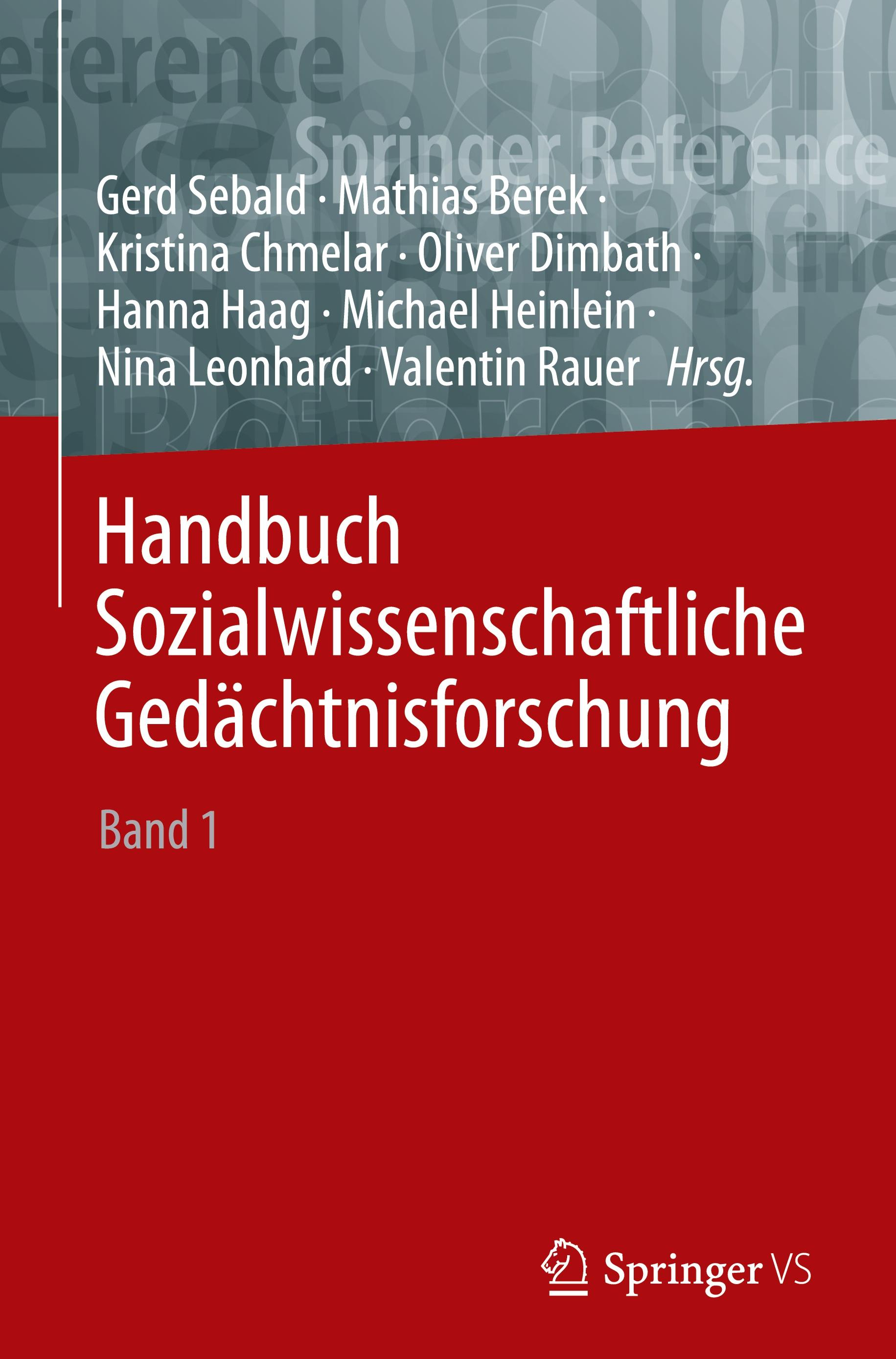 Vorderes Coverbild Handbuch Sozialwissenschaftliche Gedächtnisforschung