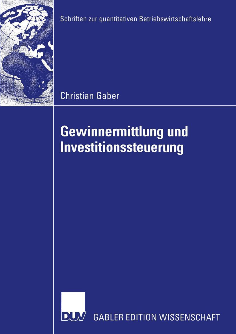 Vorderes Coverbild Gewinnermittlung und Investitionssteuerung