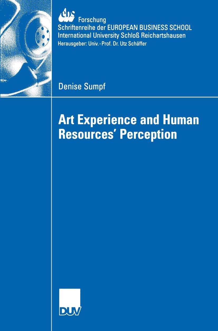 Vorderes Coverbild Art Experience and Human Resources' Perception