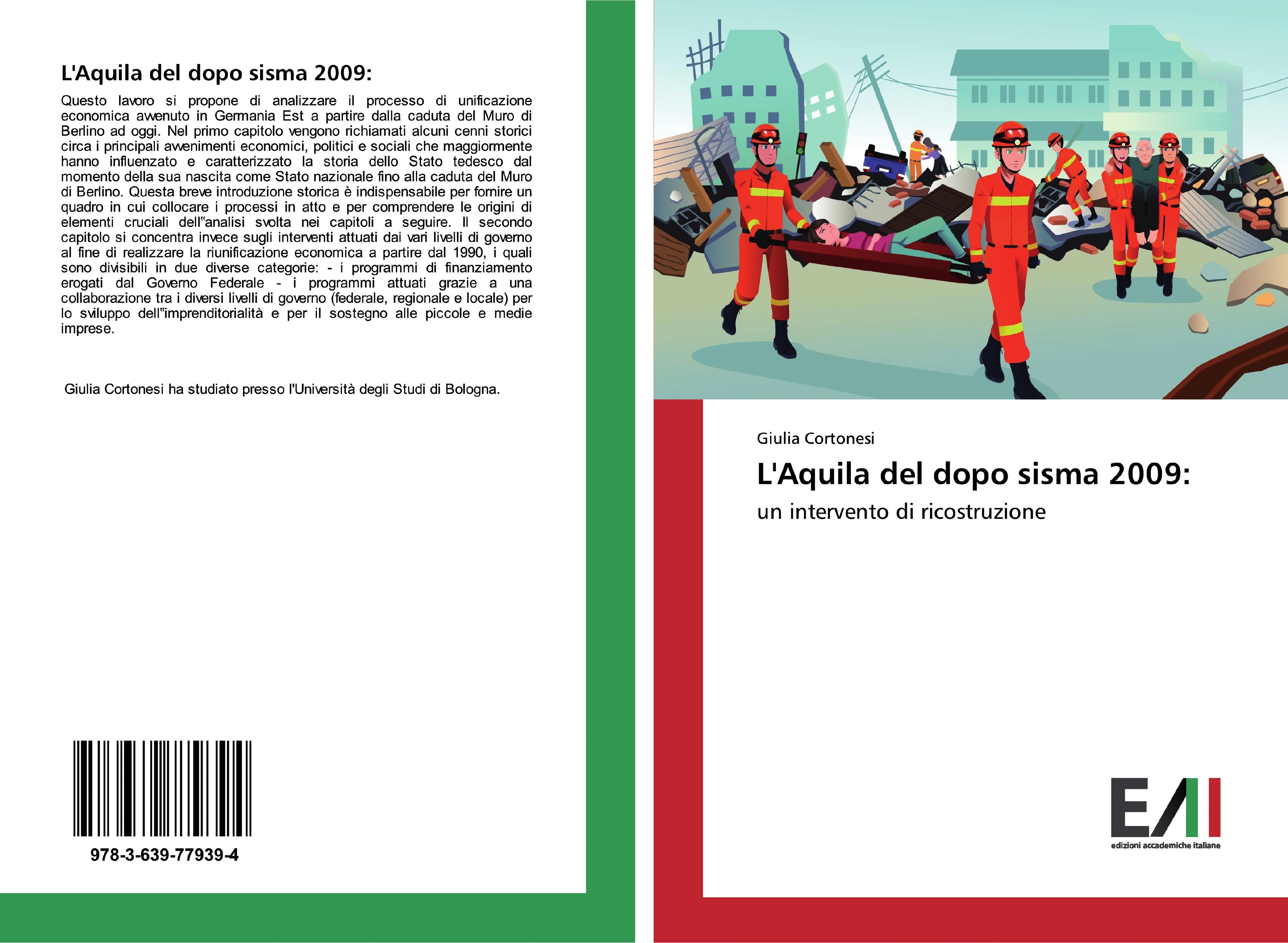 Vorderes Coverbild L'Aquila del dopo sisma 2009: