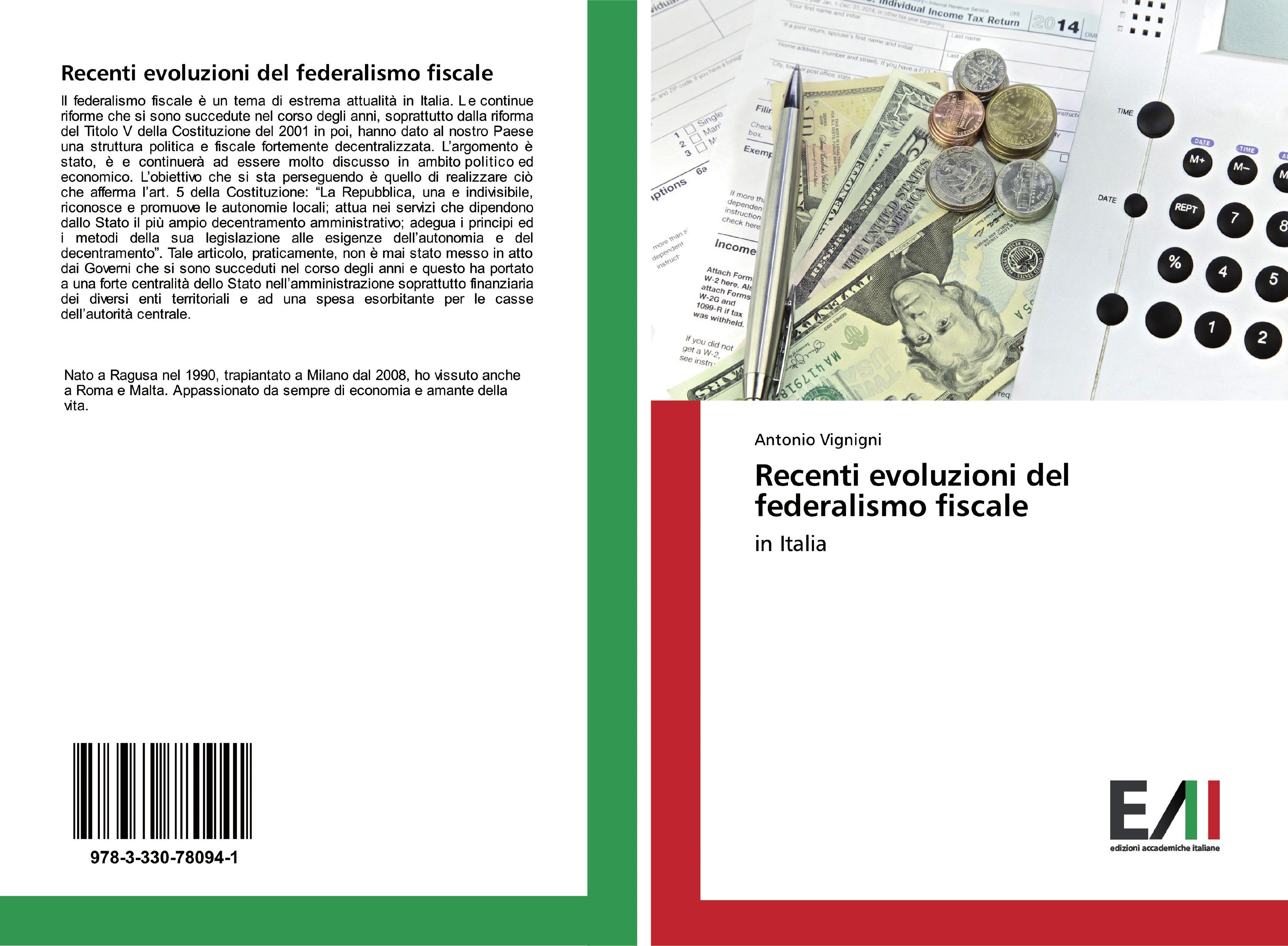 Vorderes Coverbild Recenti evoluzioni del federalismo fiscale