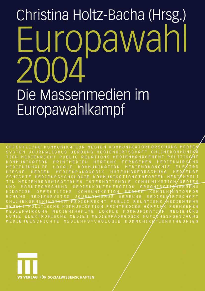 Vorderes Coverbild Europawahl 2004