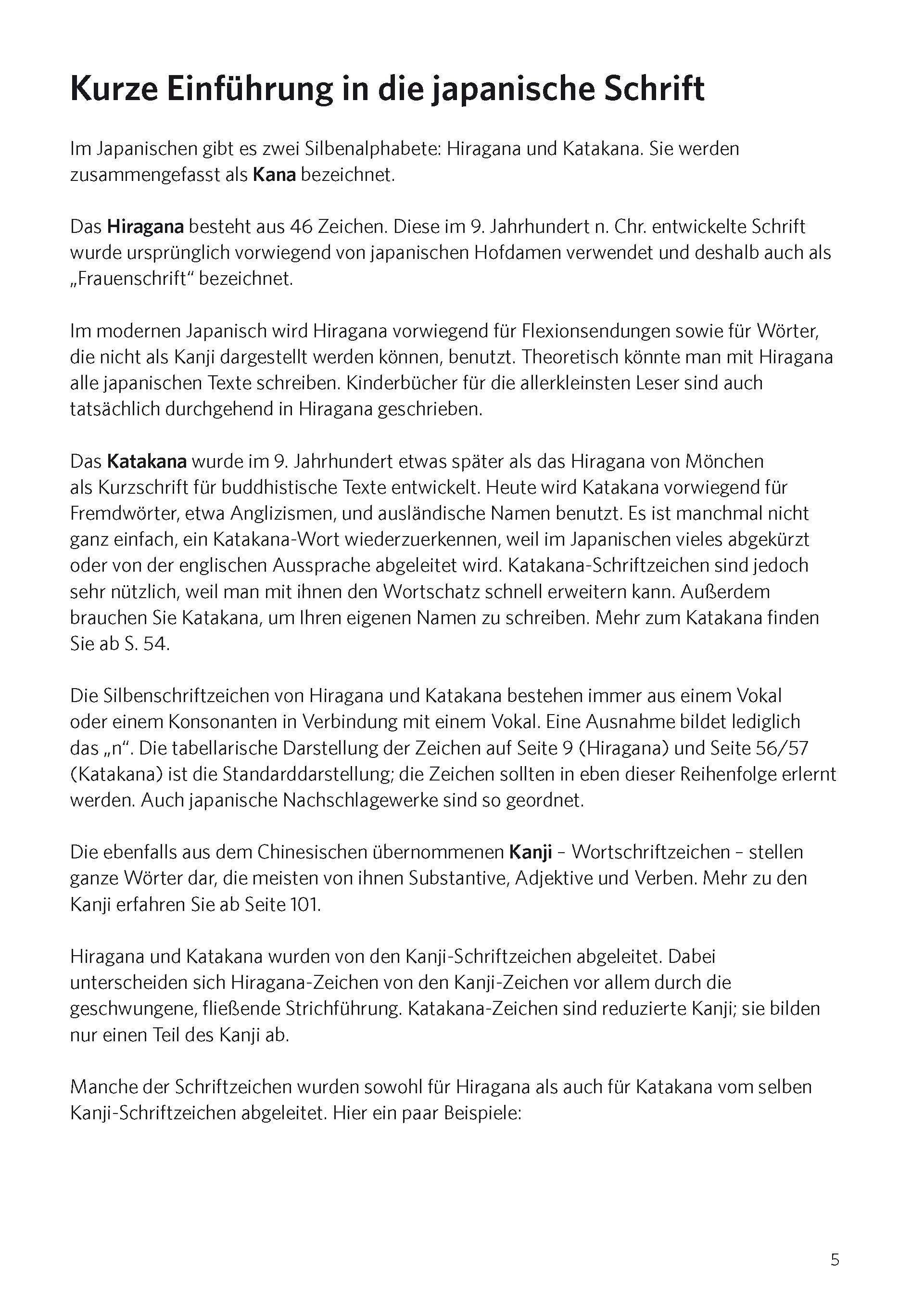 Beispielinhalt (Bild) PONS Schreiben üben! Japanisch