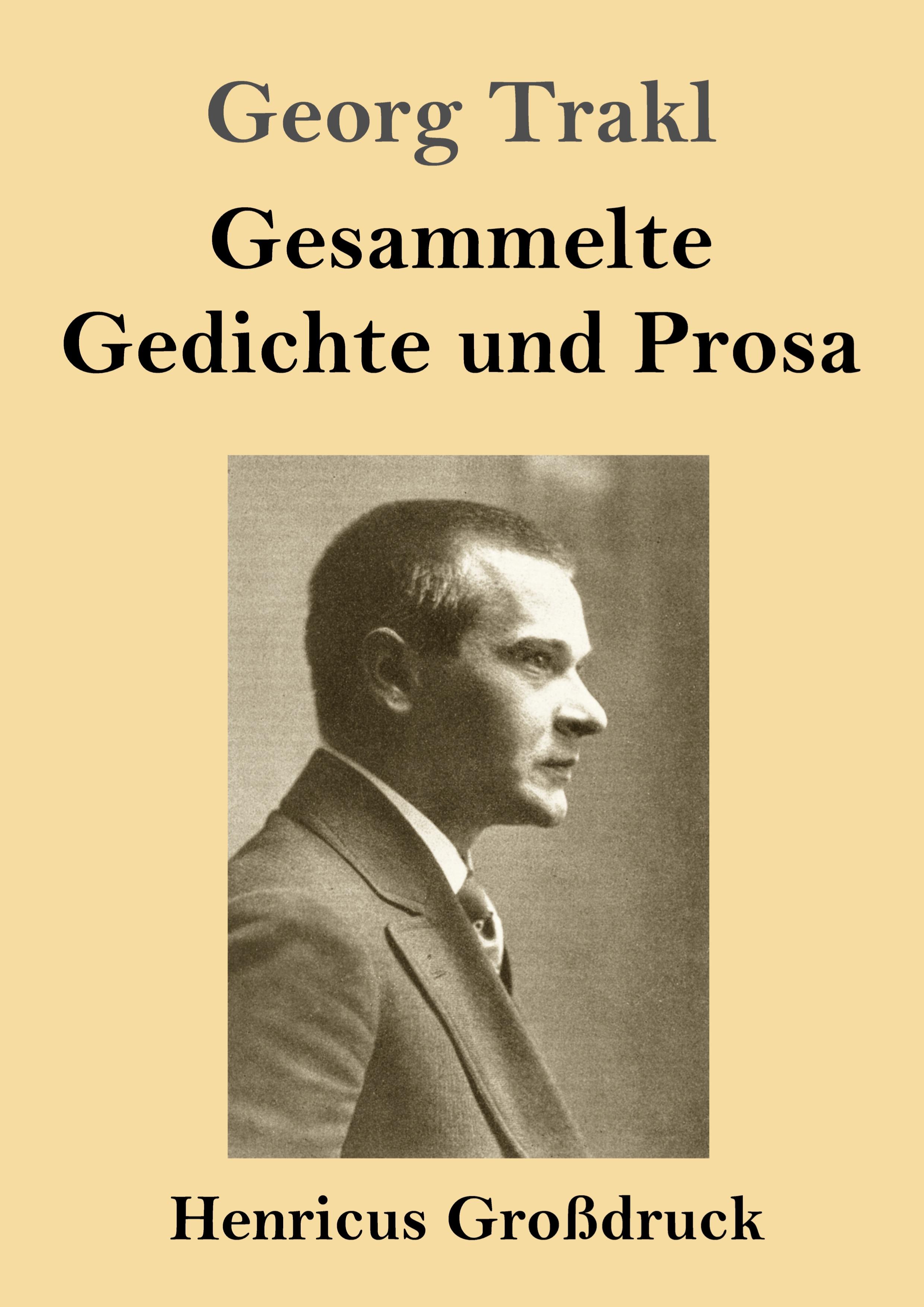 Vorderes Coverbild Gesammelte Gedichte und Prosa (Großdruck)