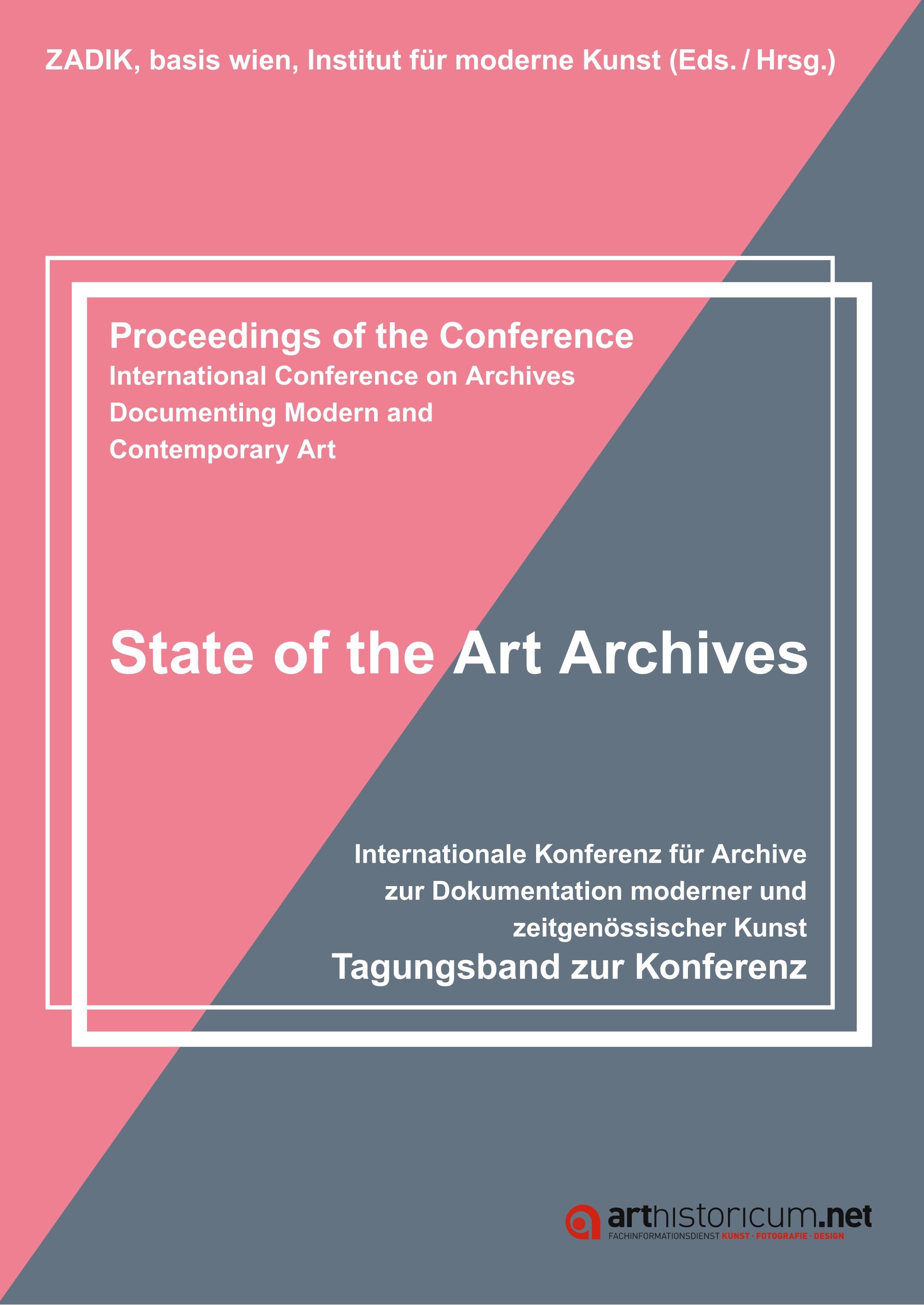 Vorderes Coverbild State of the Art Archives