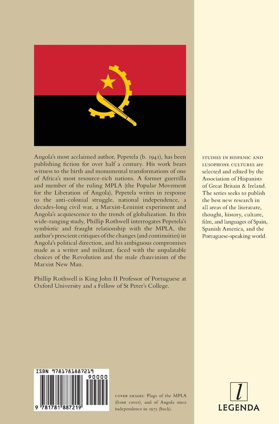 Rückseitencover Pepetela and the MPLA