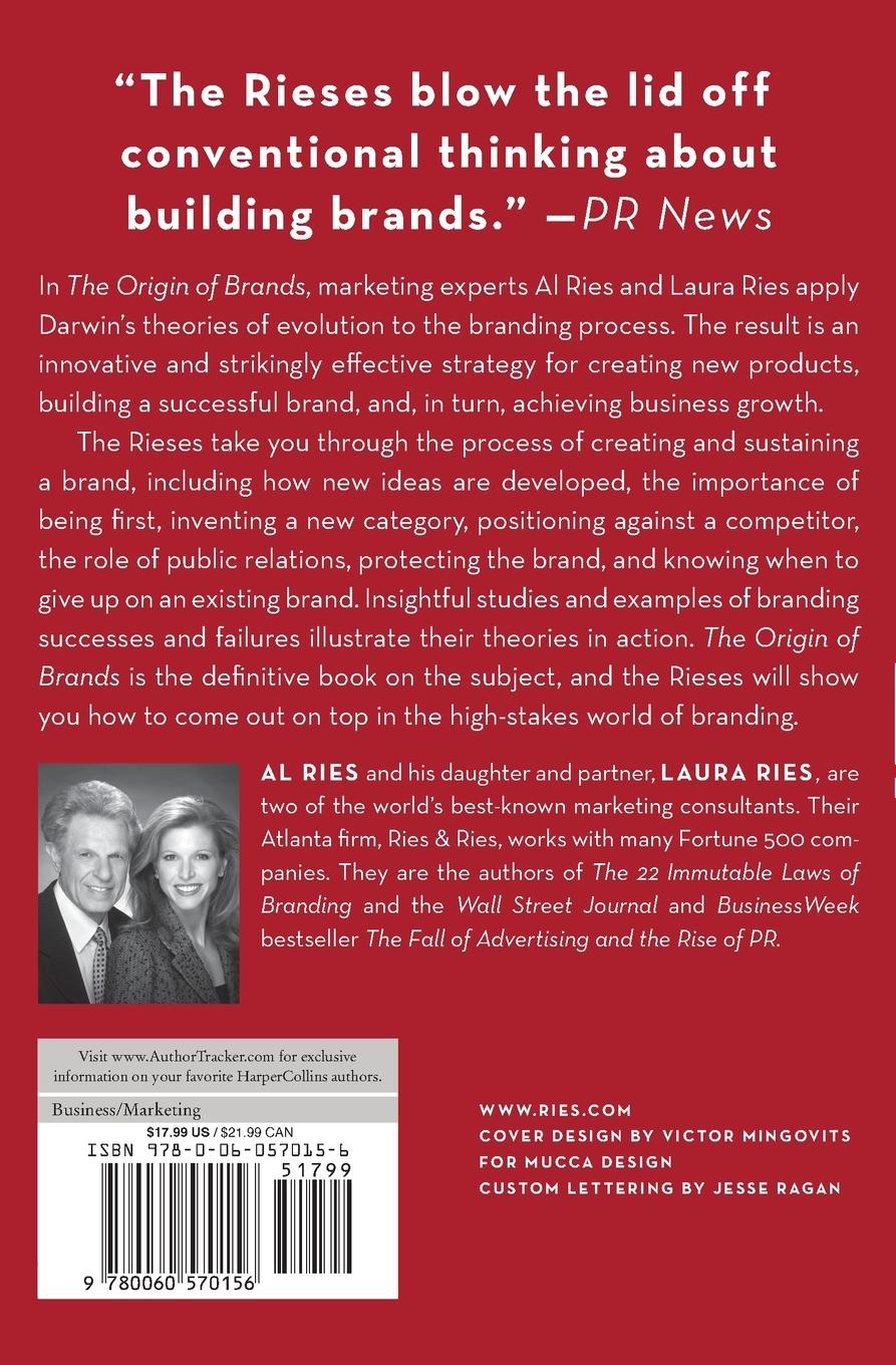 Rückseitencover The Origin of Brands