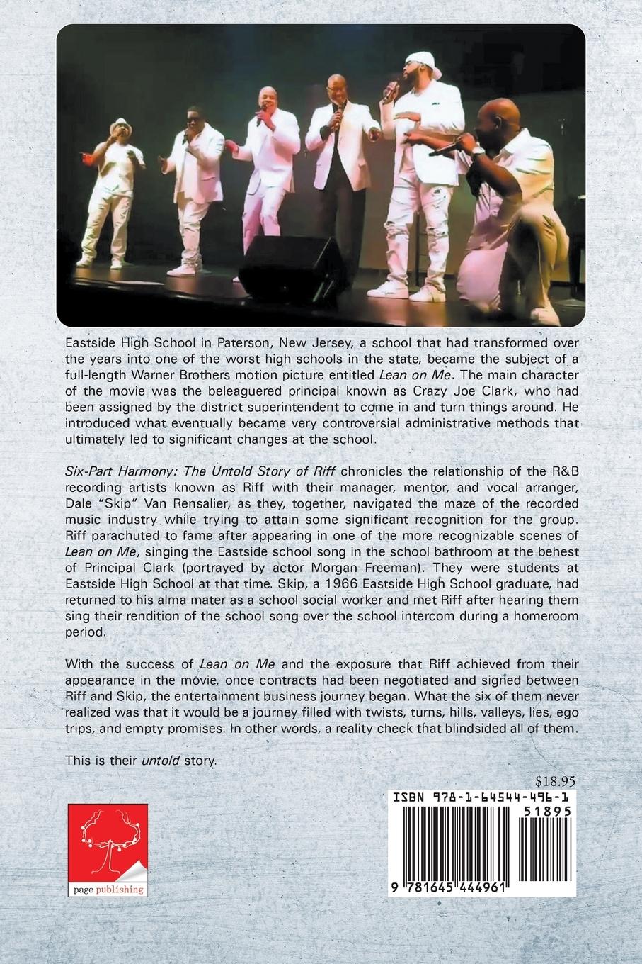 Rückseitencover Six Part Harmony - Riff (The Untold Story)