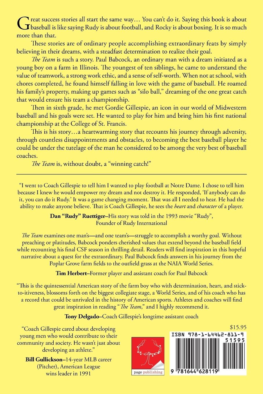 Rückseitencover The Team