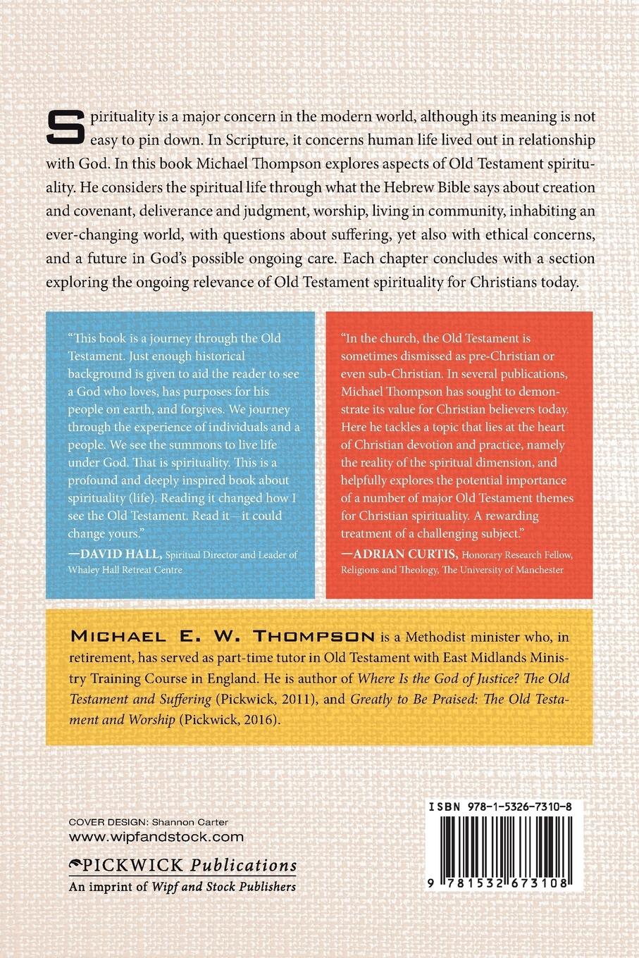 Rückseitencover The Old Testament and Christian Spirituality