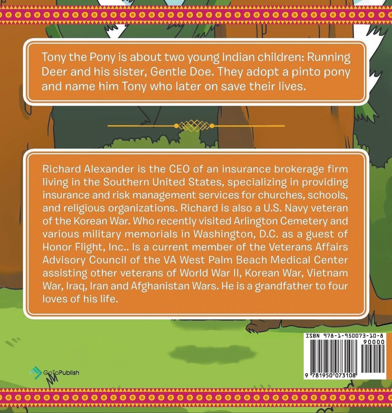 Rückseitencover Tony the Pony